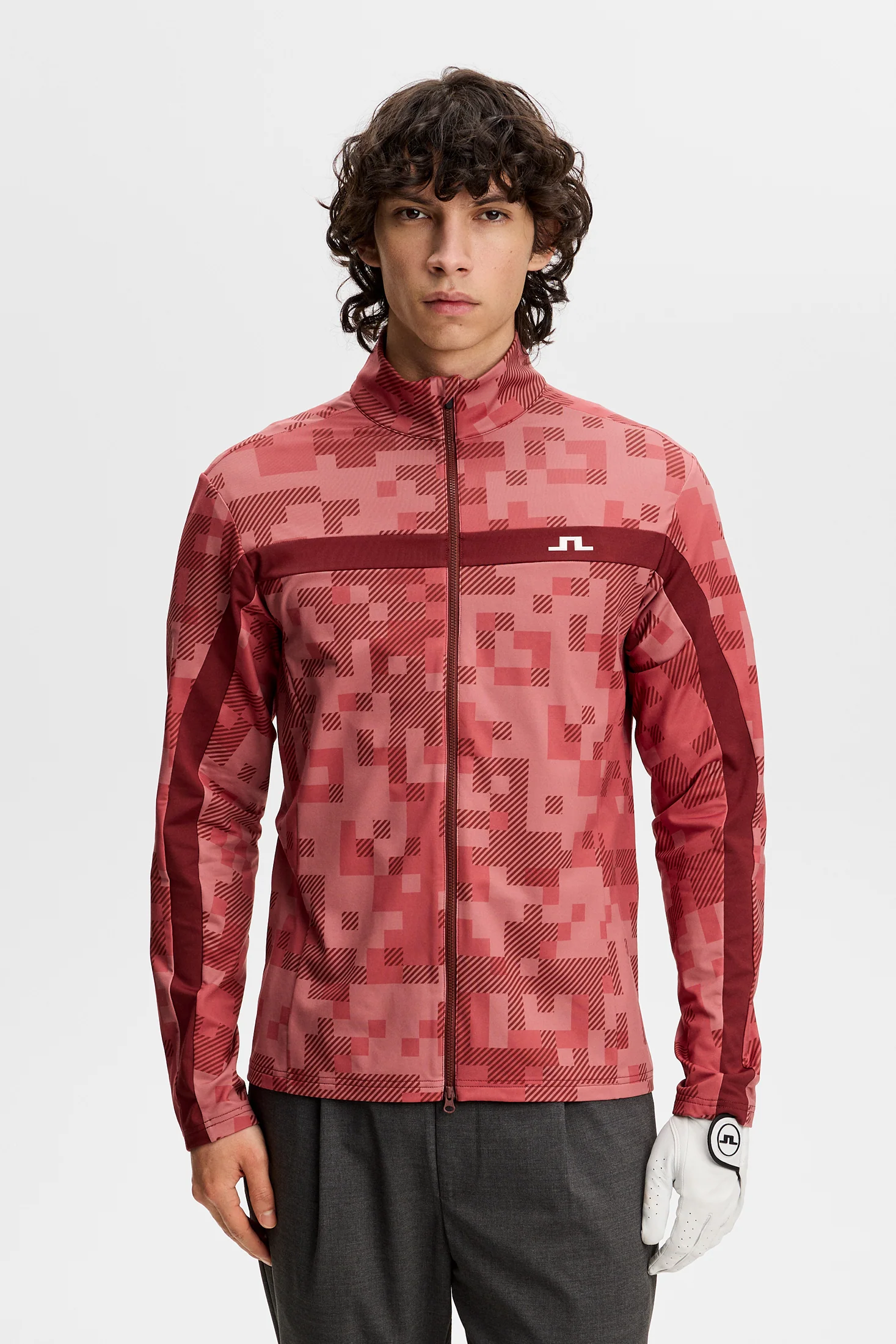 Bridger Tour Print Mid Layer / Tour 26 Tonal Pink L - Image 3
