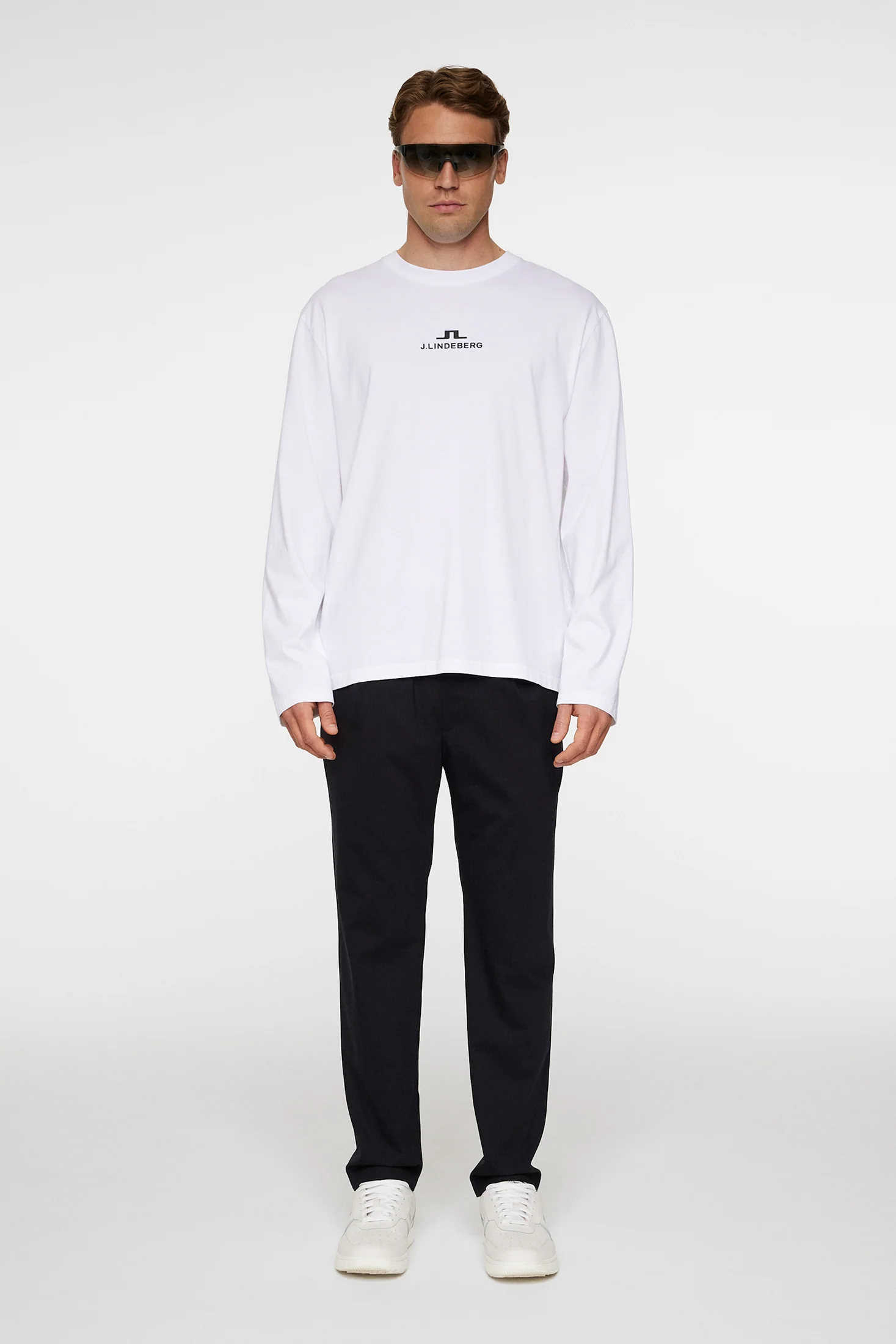Cale Logo Longsleeve T-shirt / White - Image 5