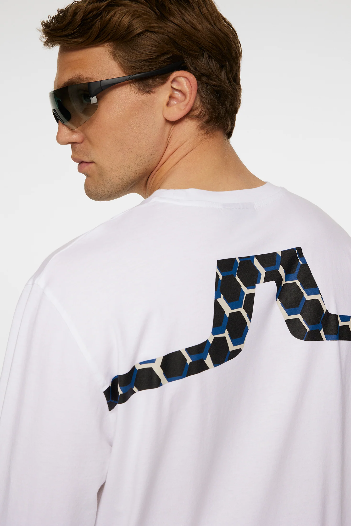 Cale Logo Longsleeve T-shirt / White - Image 6