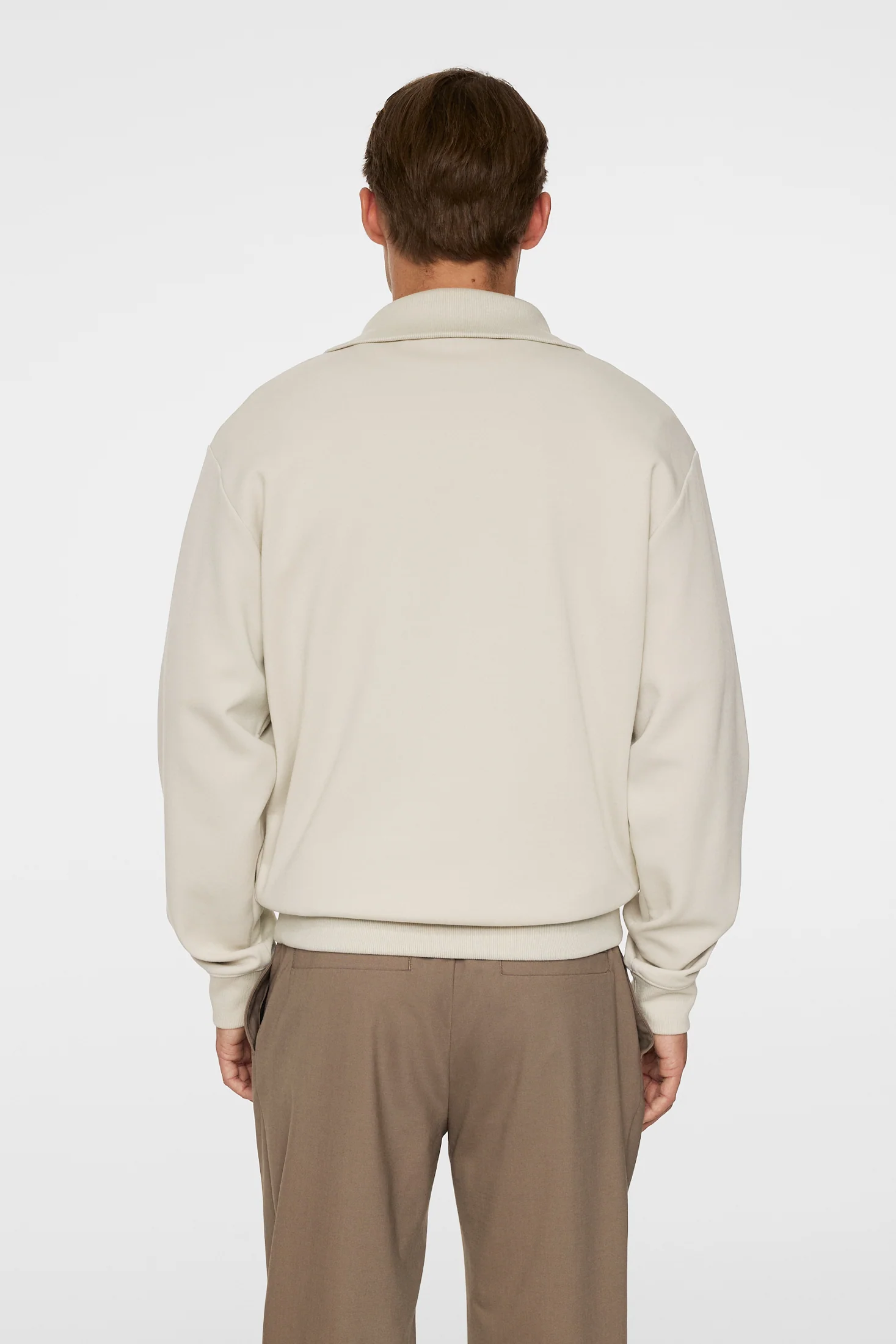 Callan quarter zip / Moonbeam - Image 3