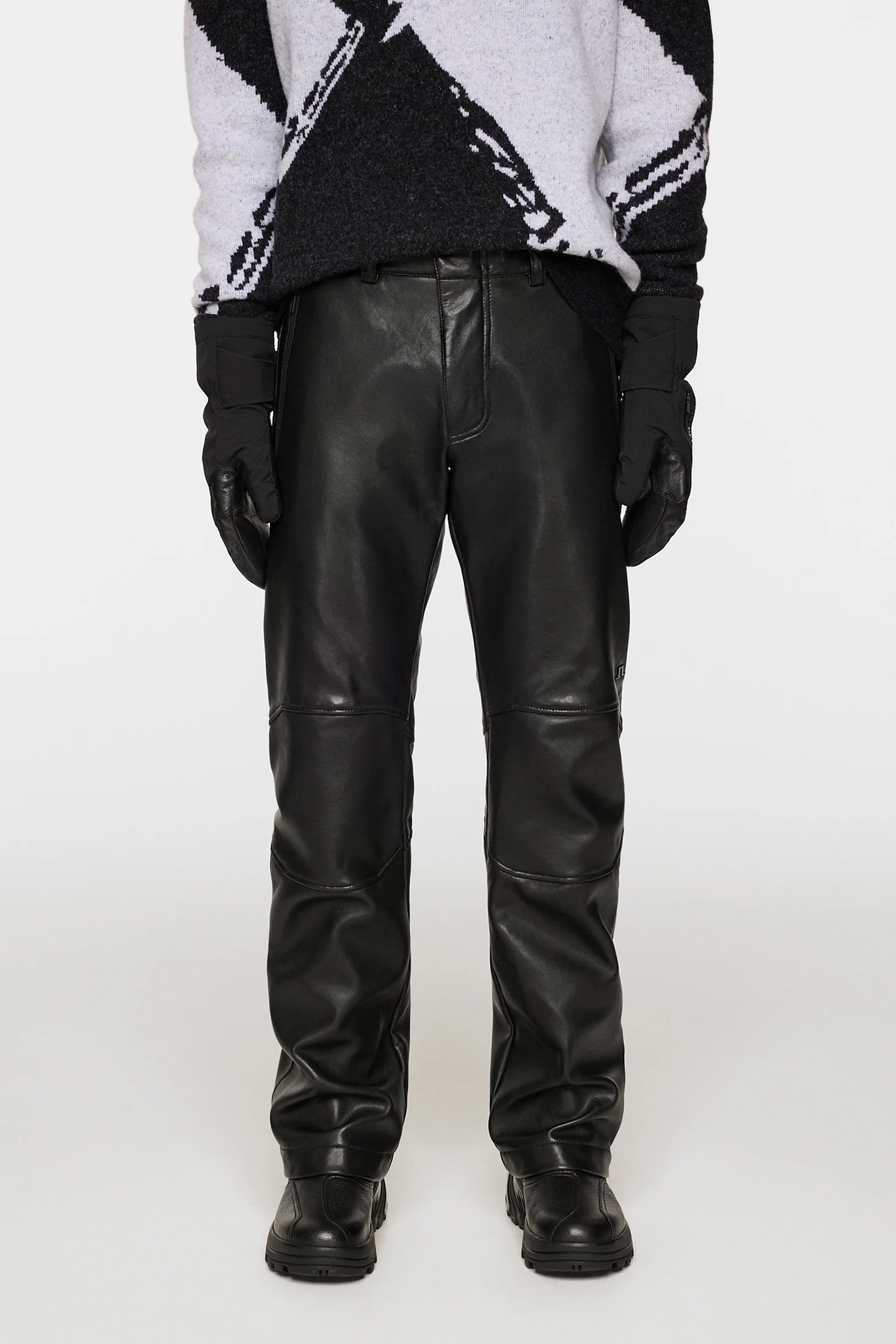 Carter Leather Pants / Black - Image 2