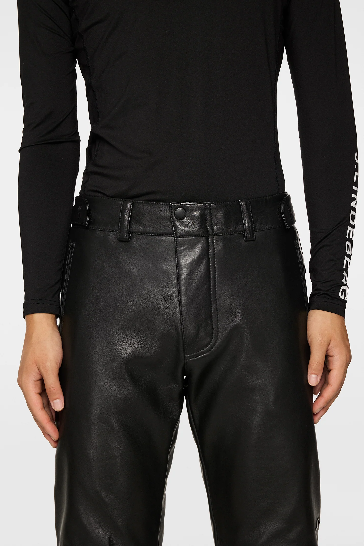Carter Leather Pants / Black - Image 5