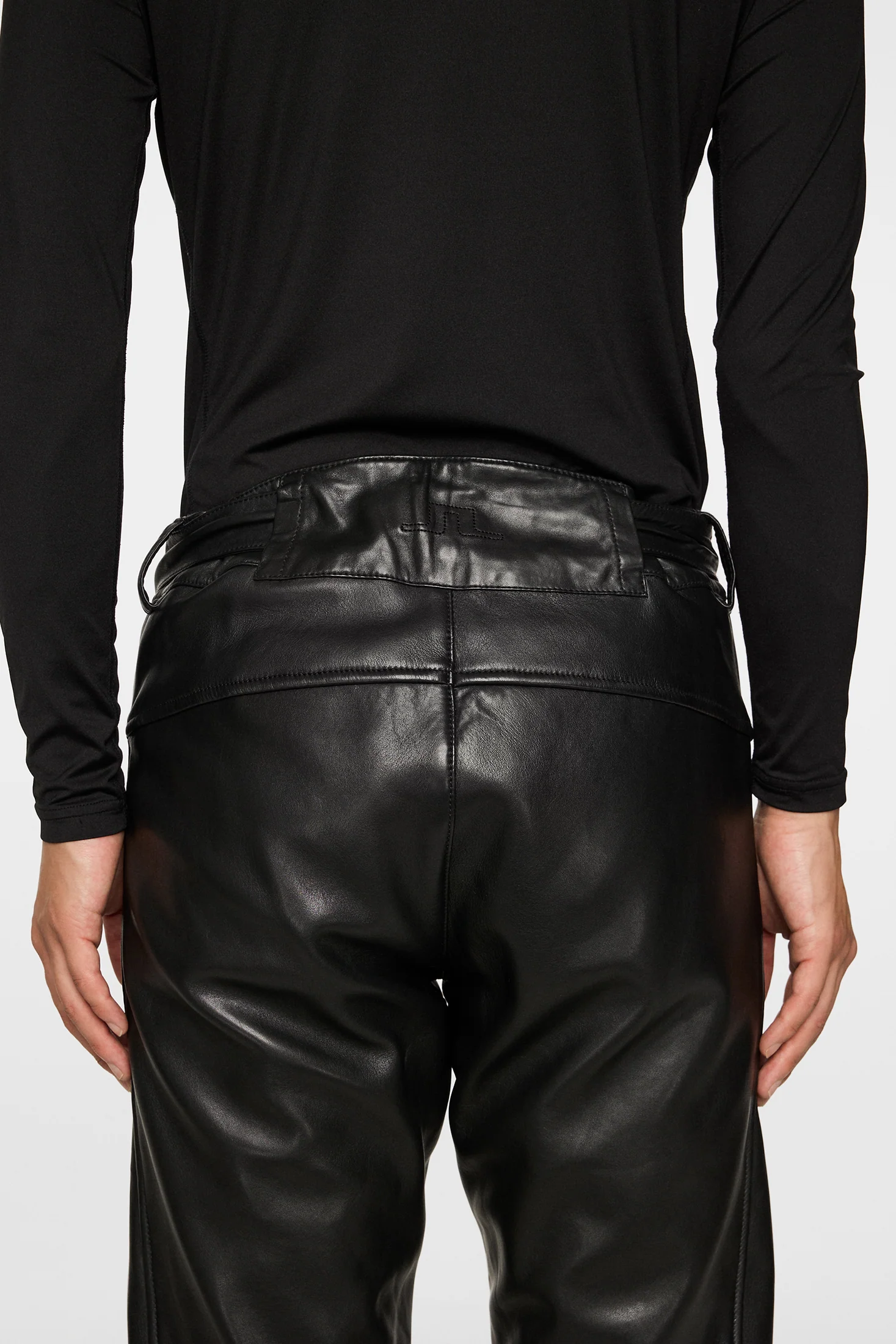 Carter Leather Pants / Black - Image 6