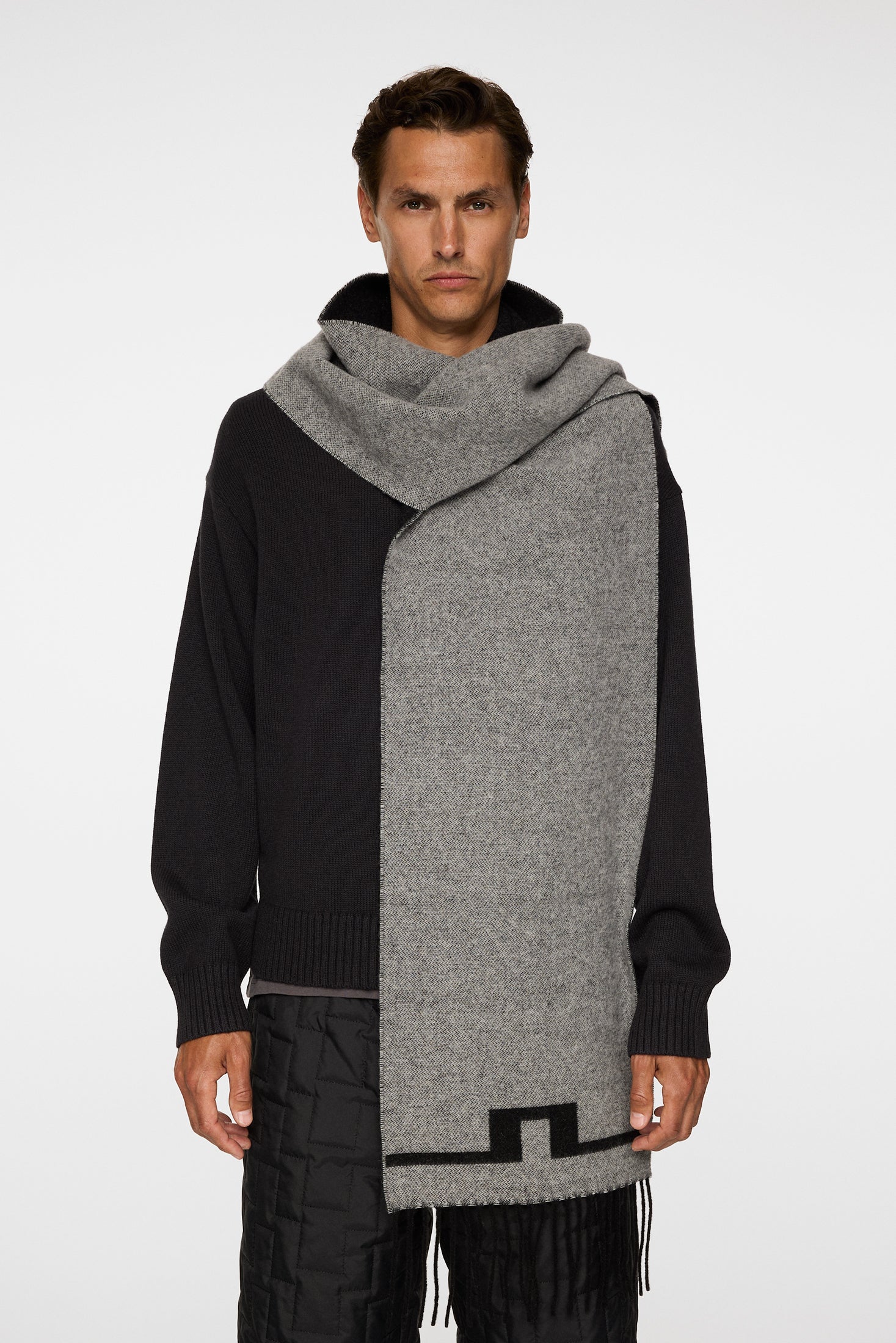 Champ Double Sided  Scarf / Black - Image 2