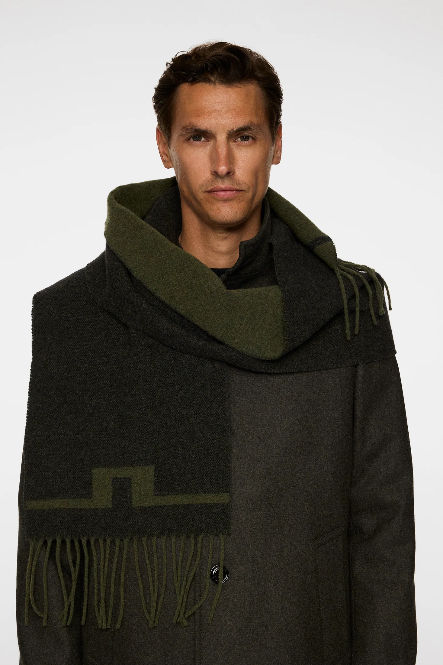 Champ Double Sided  Scarf / Forest Green - Image 2
