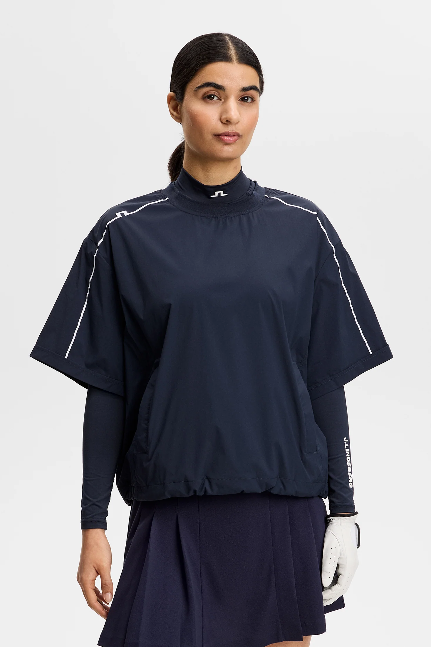 Charley Windbreaker Shirt / JL Navy - Image 2