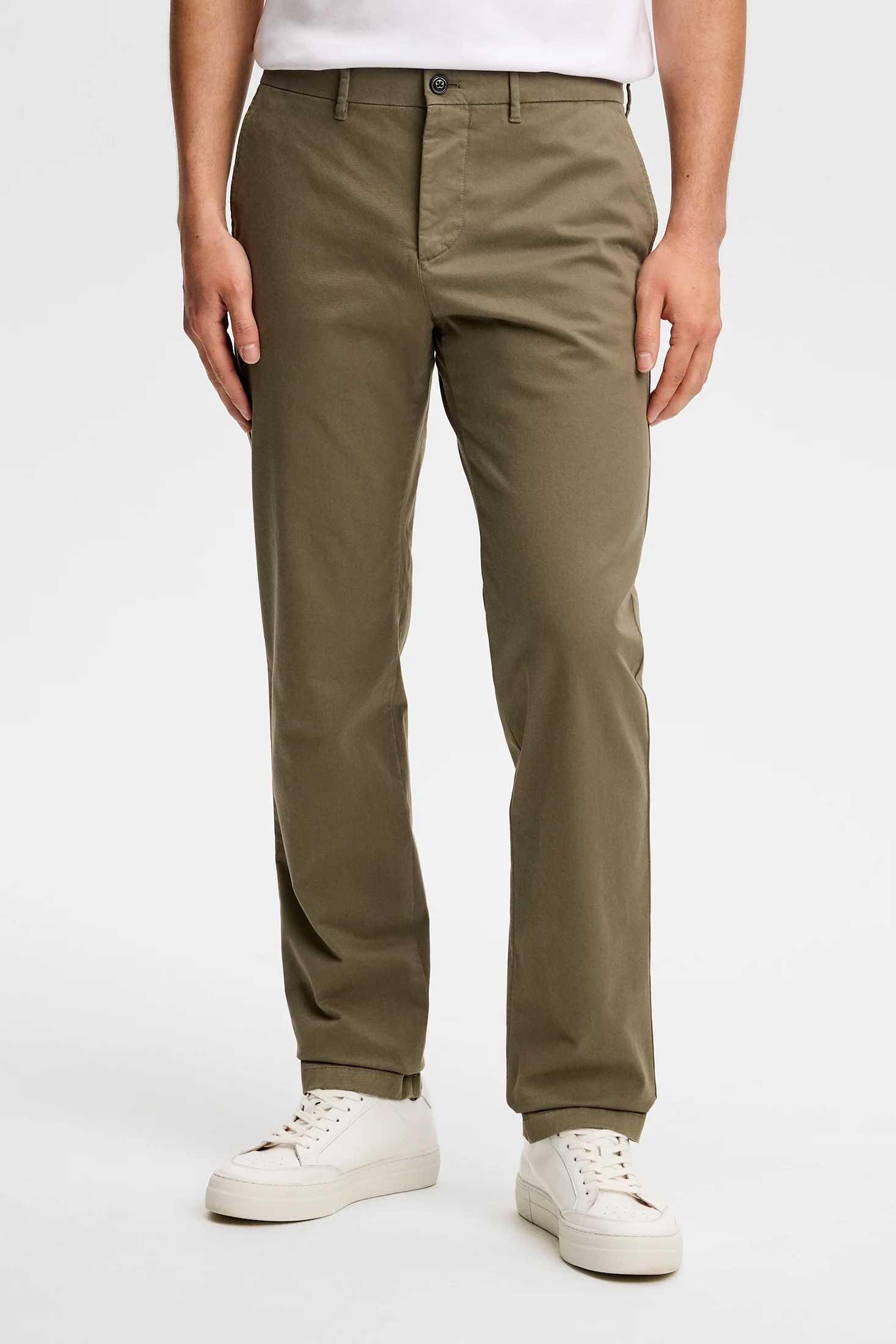Chaze Cotton Stretch Pants / Kalamata - Image 3