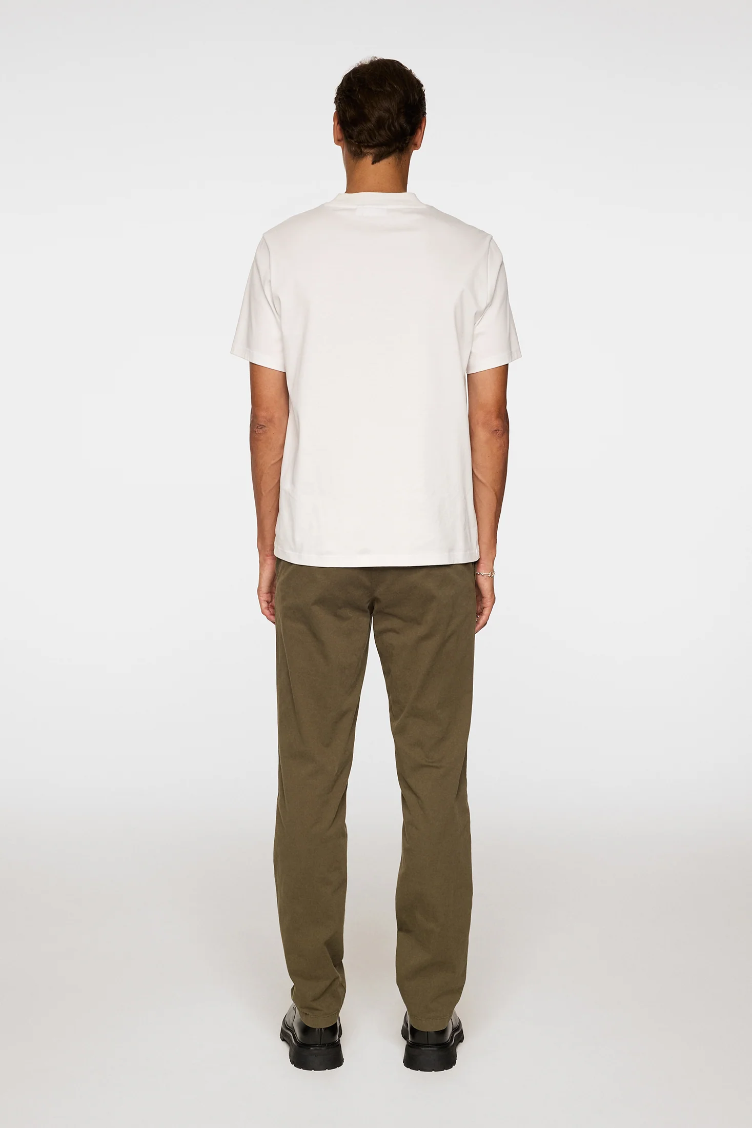 Ched Cotton Stretch Pants / Forest Green - Image 3