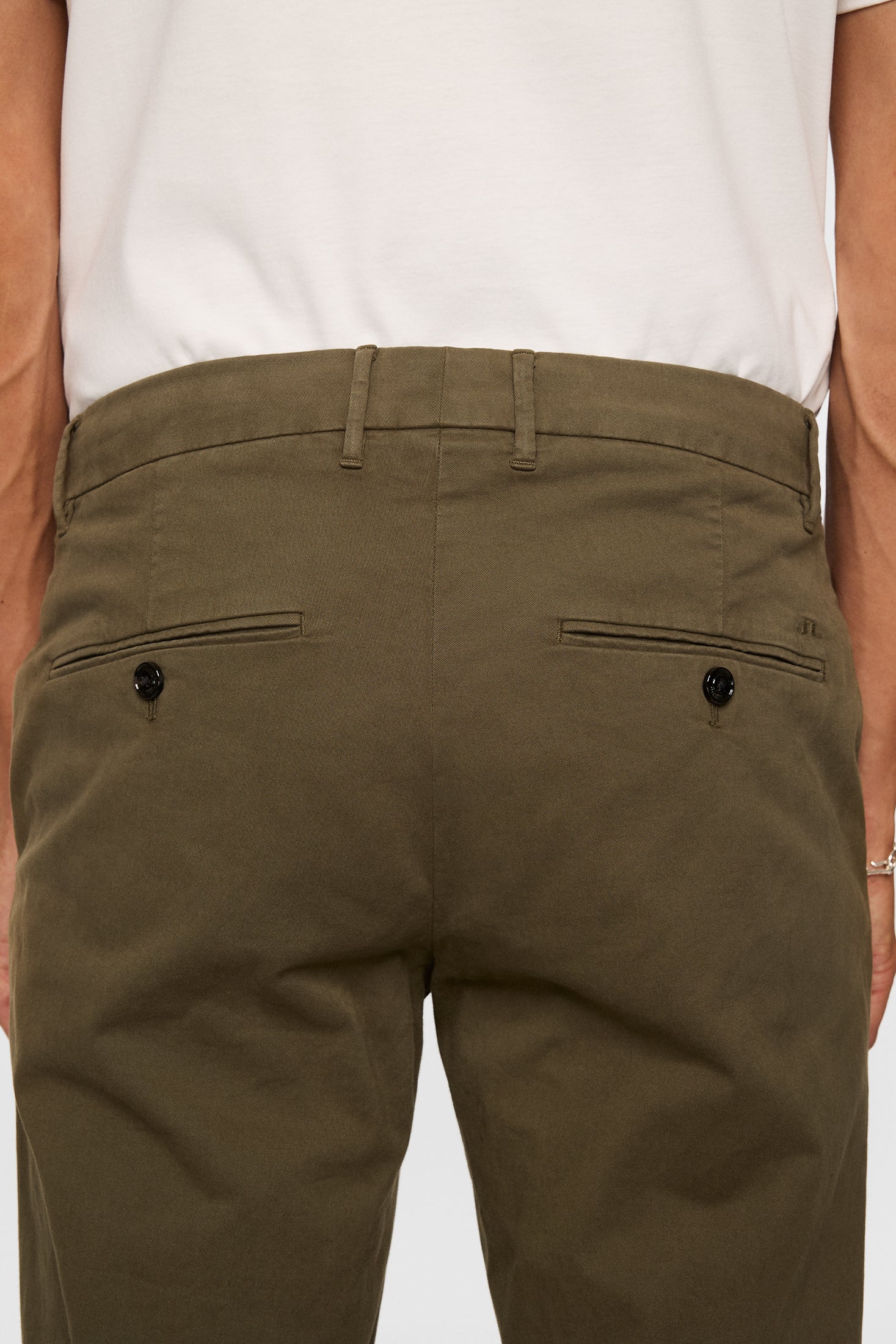 Ched Cotton Stretch Pants / Forest Green - Image 6