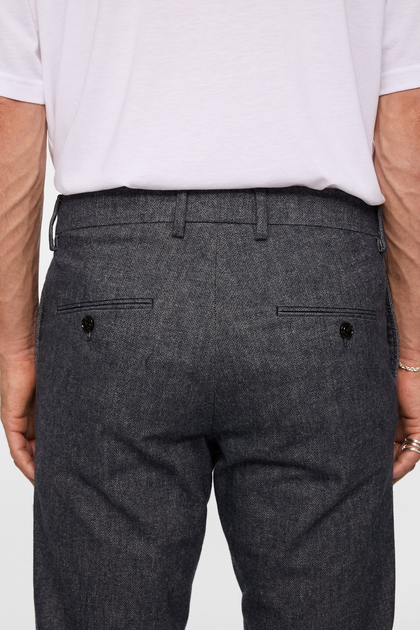 Ched Micro Pattern Pants / Vintage Indigo - Image 6