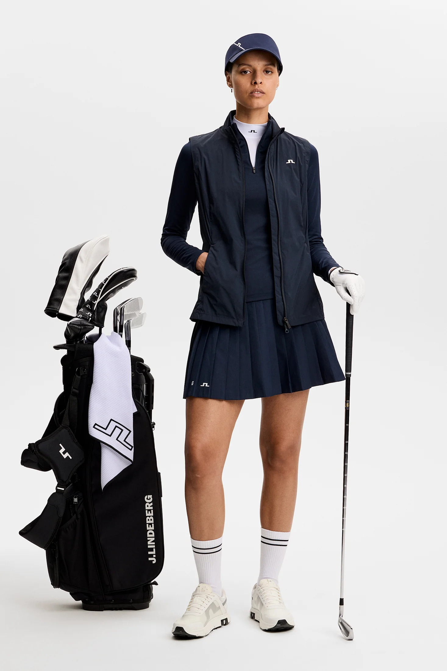 Cindy Quarter Zip Mid Layer / JL Navy - Image 5