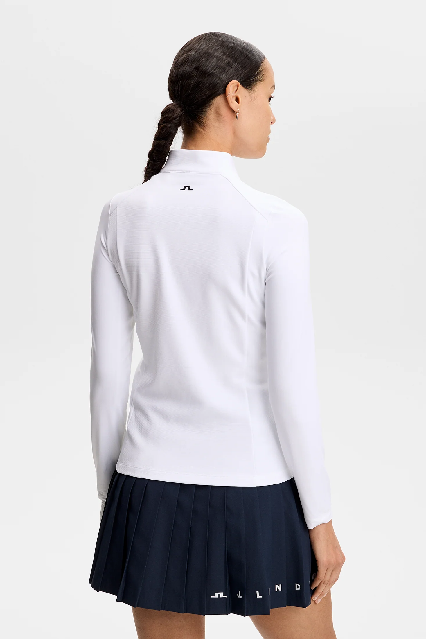 Cindy Quarter Zip Mid Layer / White - Image 4
