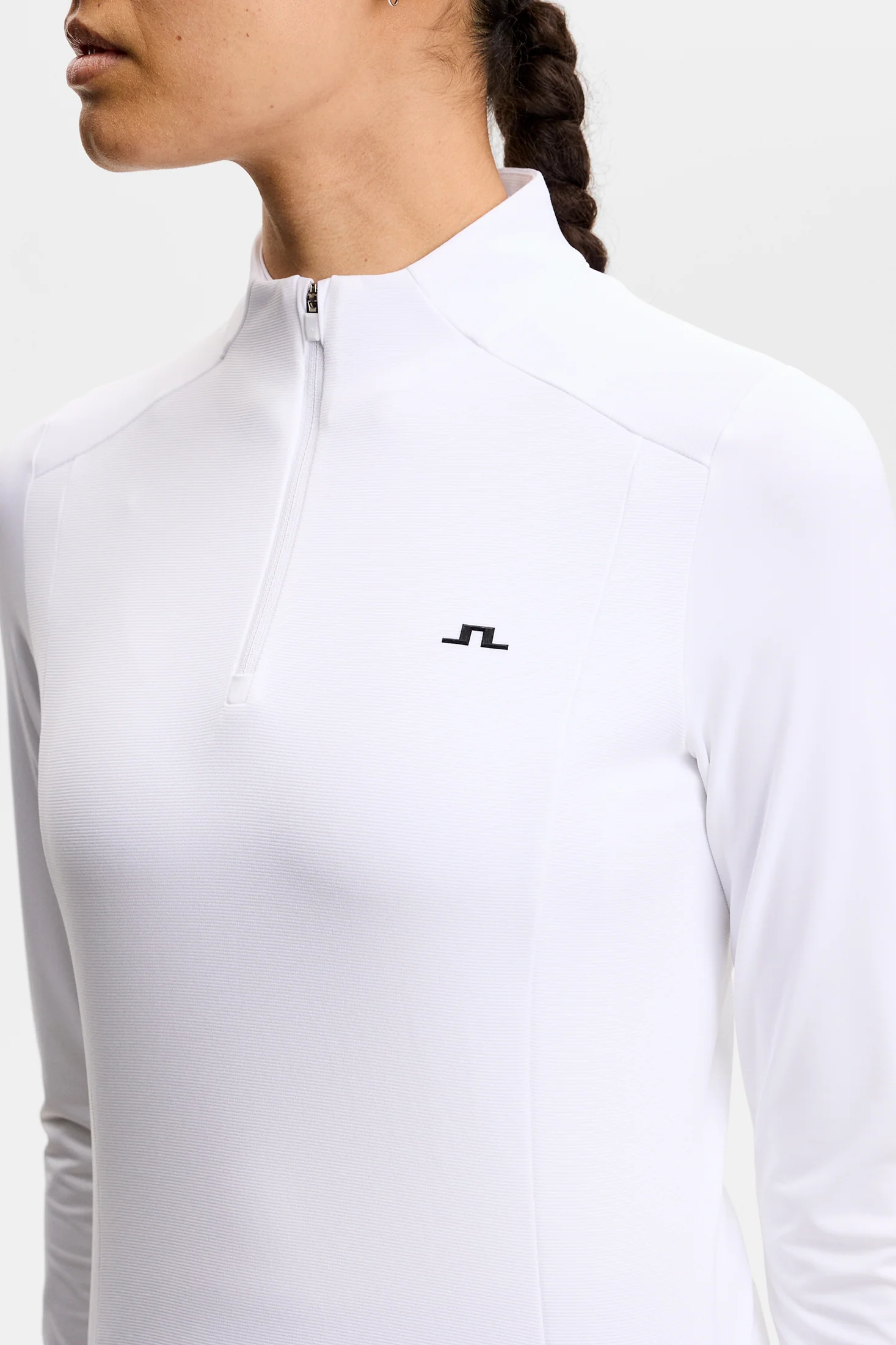 Cindy Quarter Zip Mid Layer / White - Image 6