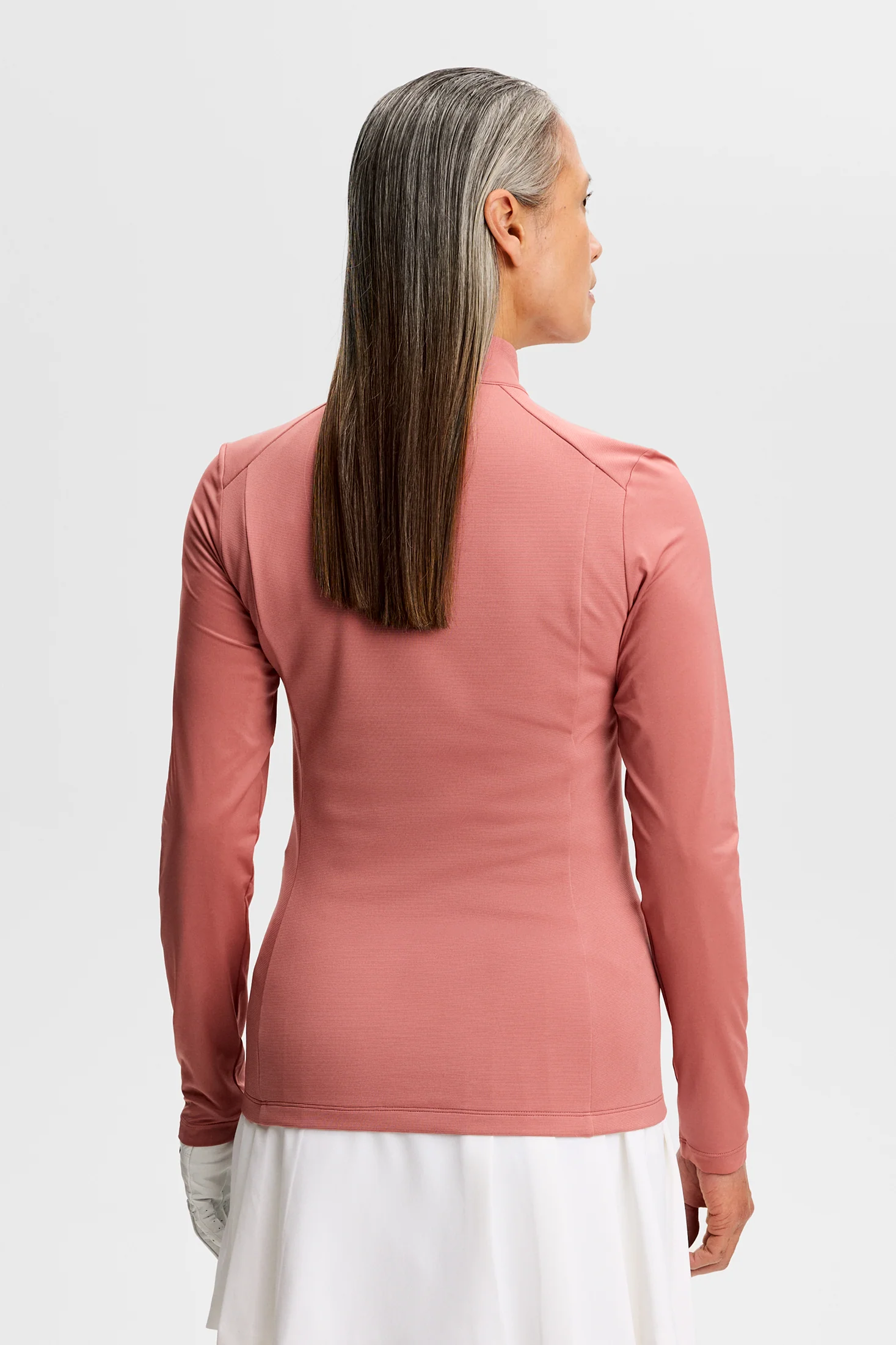 Cindy Quarter Zip Mid Layer / Withered Rose - Image 3