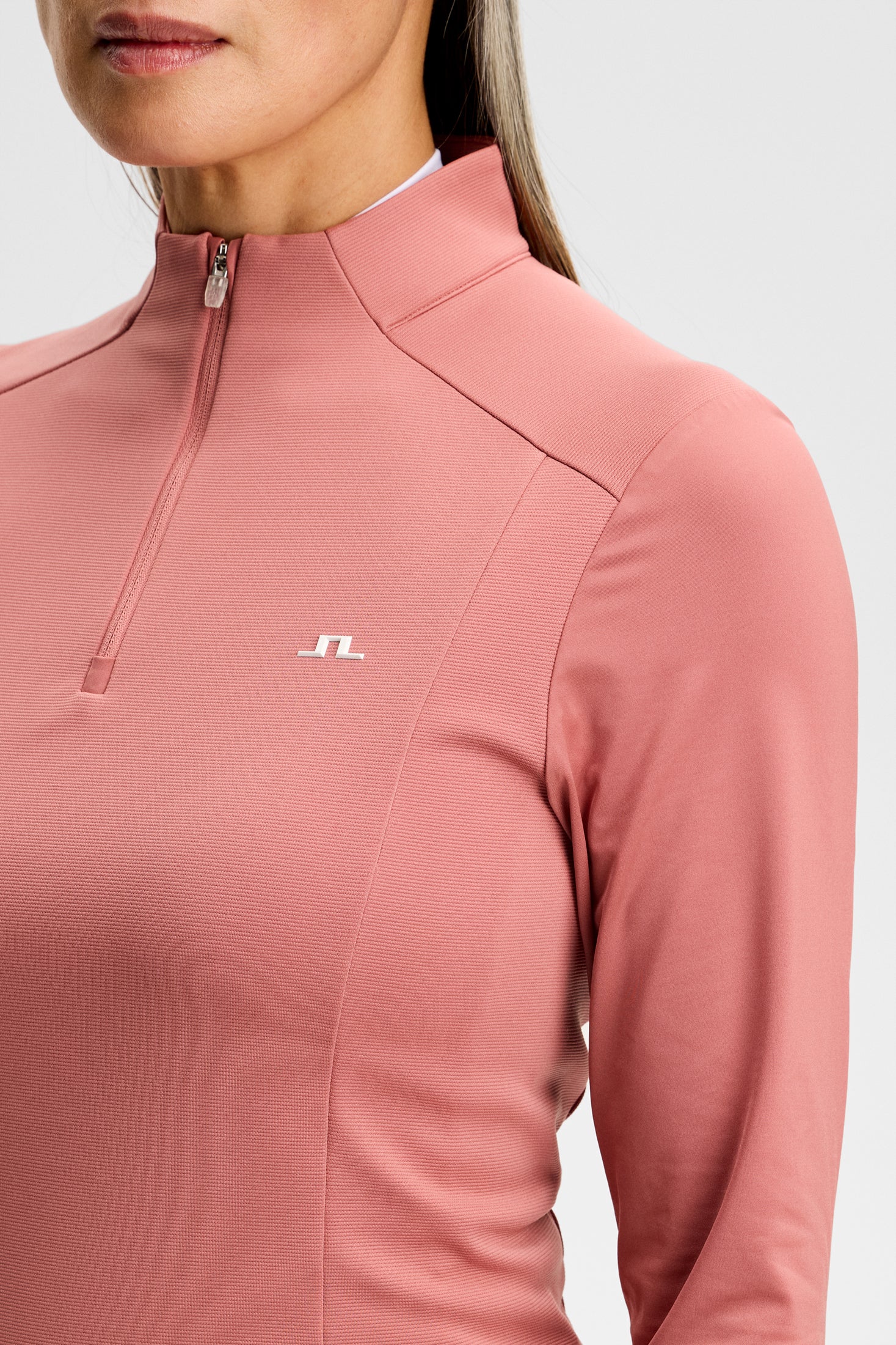 Cindy Quarter Zip Mid Layer / Withered Rose - Image 5