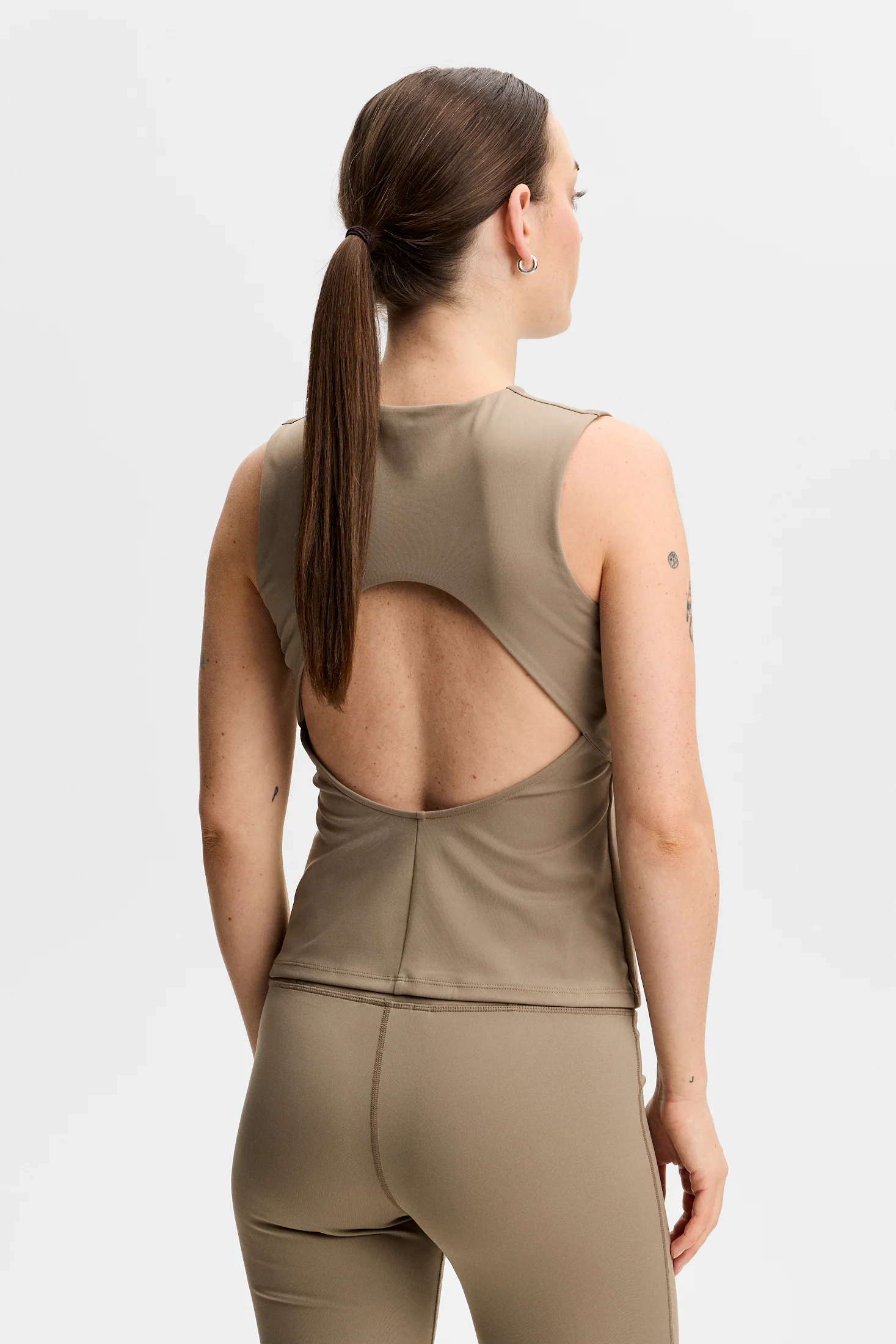 Clarisse Sleeveless Top / Brindle - Image 4