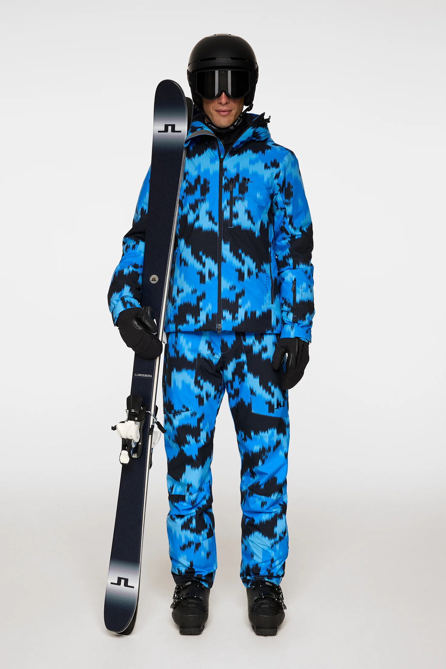 Clarke Pant Printed / Warp Sonic Blue L - Image 3