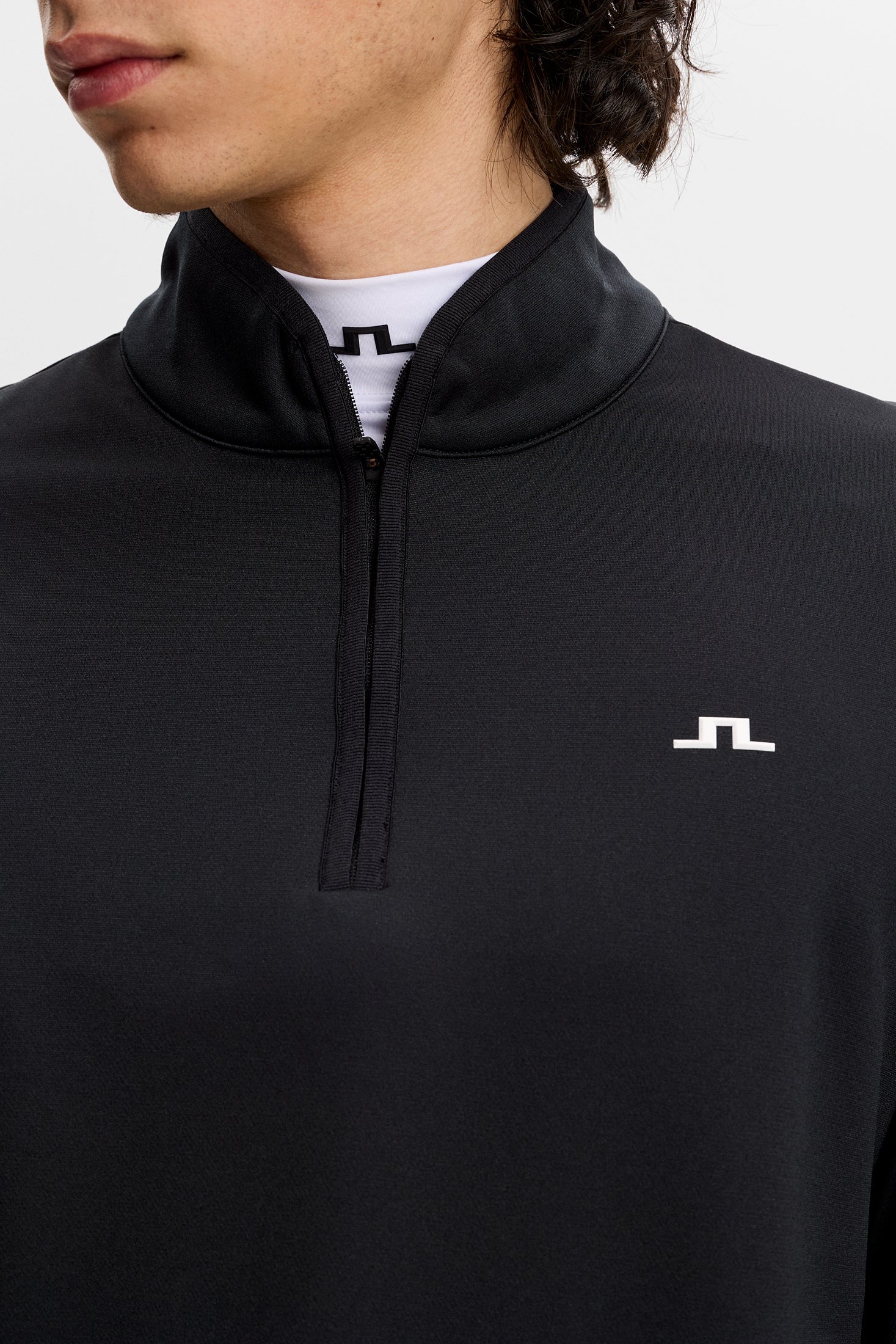 Clide Quarter Zip Mid Layer / Black - Image 5