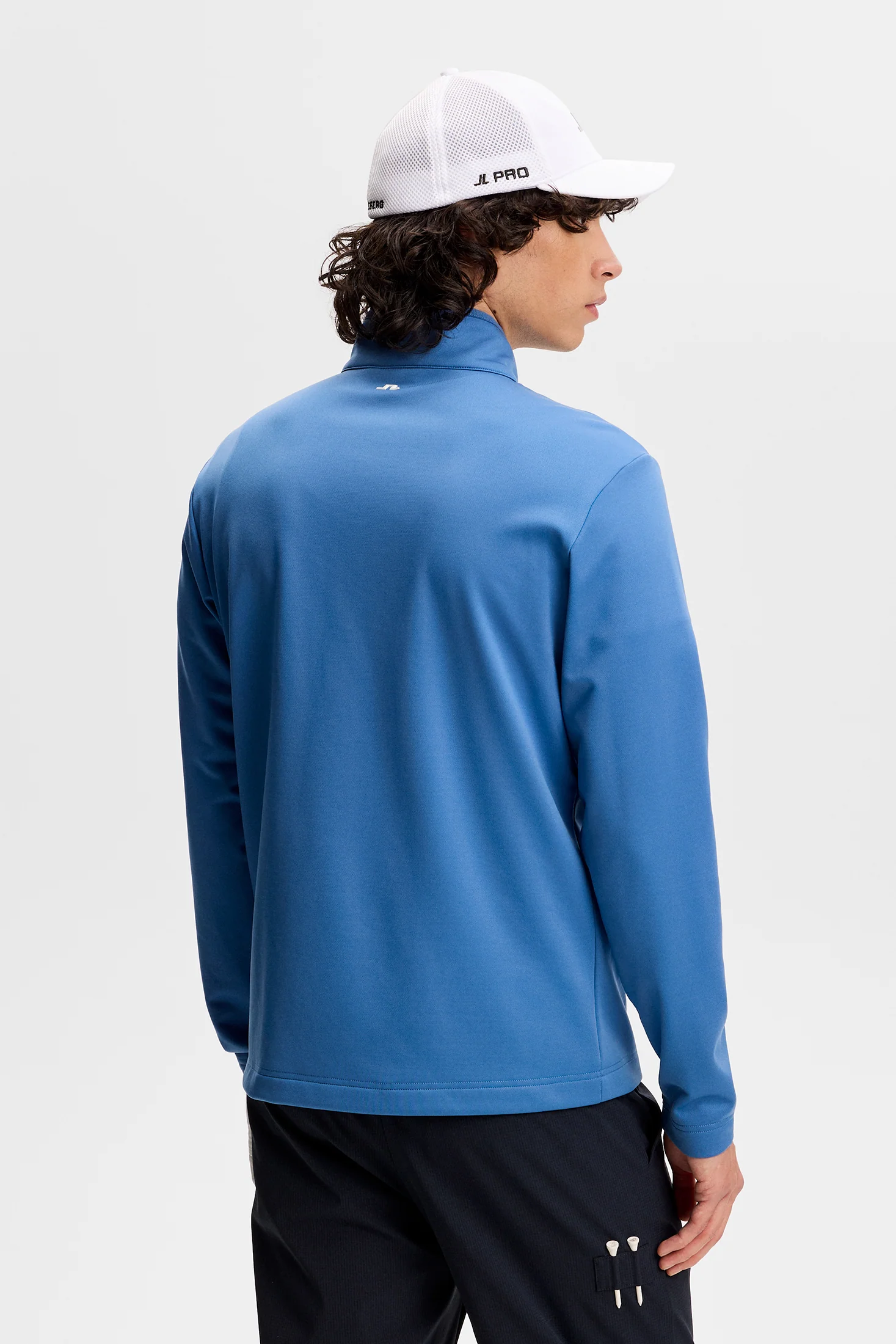 Clide Quarter Zip Mid Layer / Federal Blue - Image 3