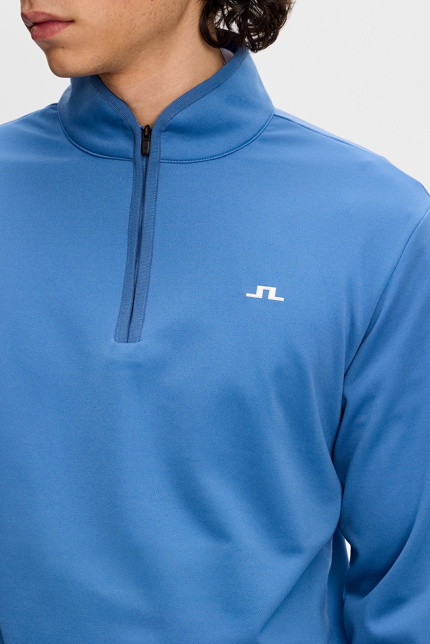 Clide Quarter Zip Mid Layer / Federal Blue - Image 5