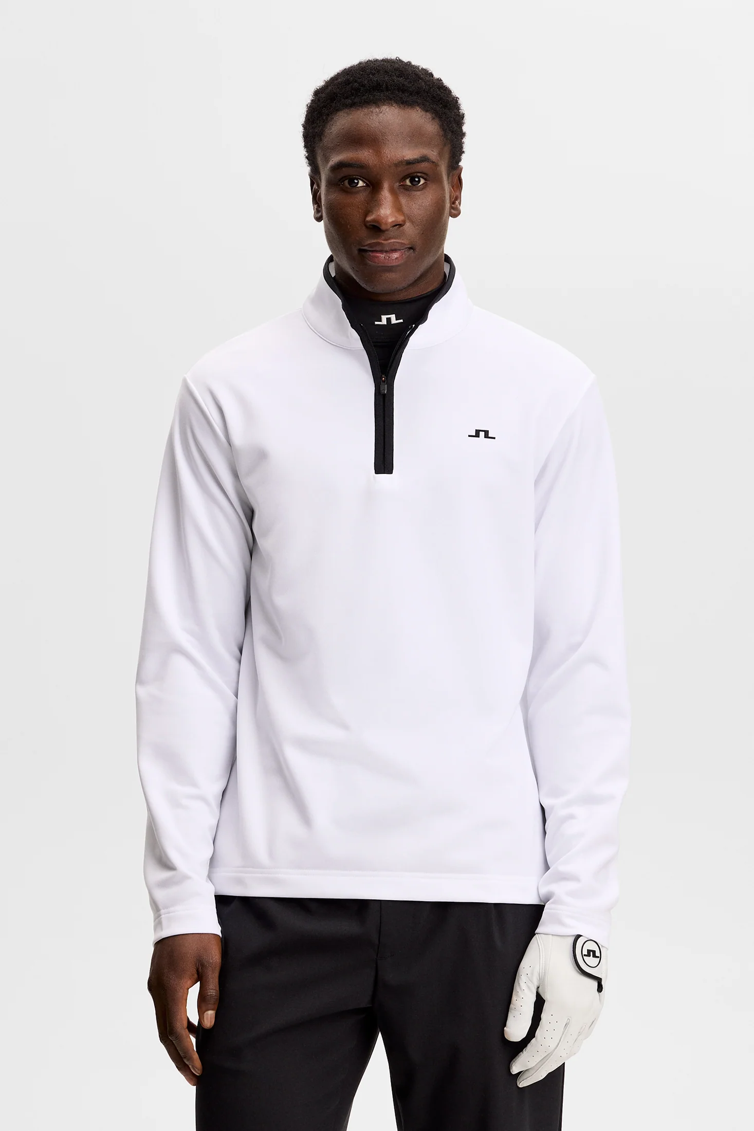 Clide Quarter Zip Mid Layer / White - Image 3