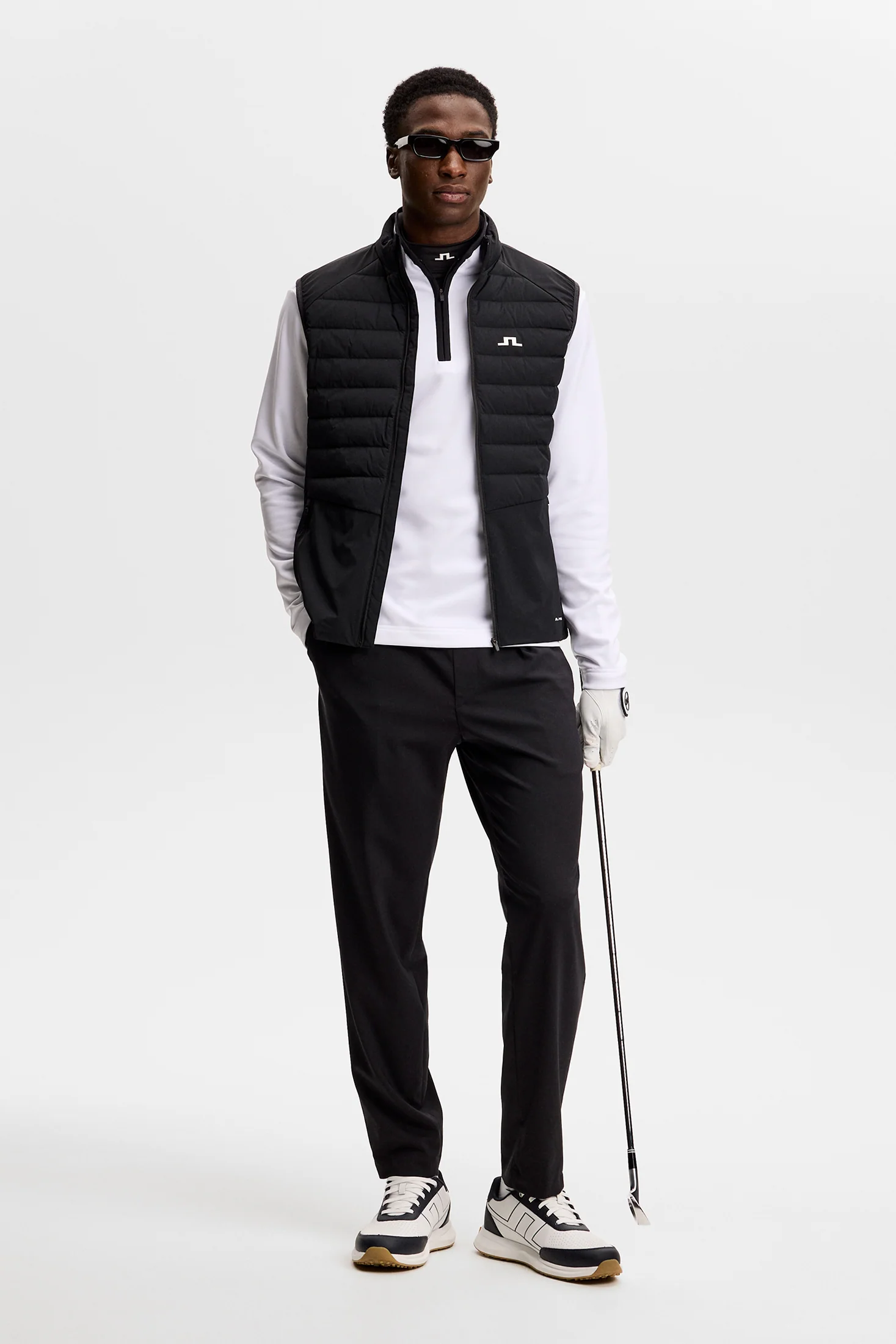 Clide Quarter Zip Mid Layer / White - Image 5