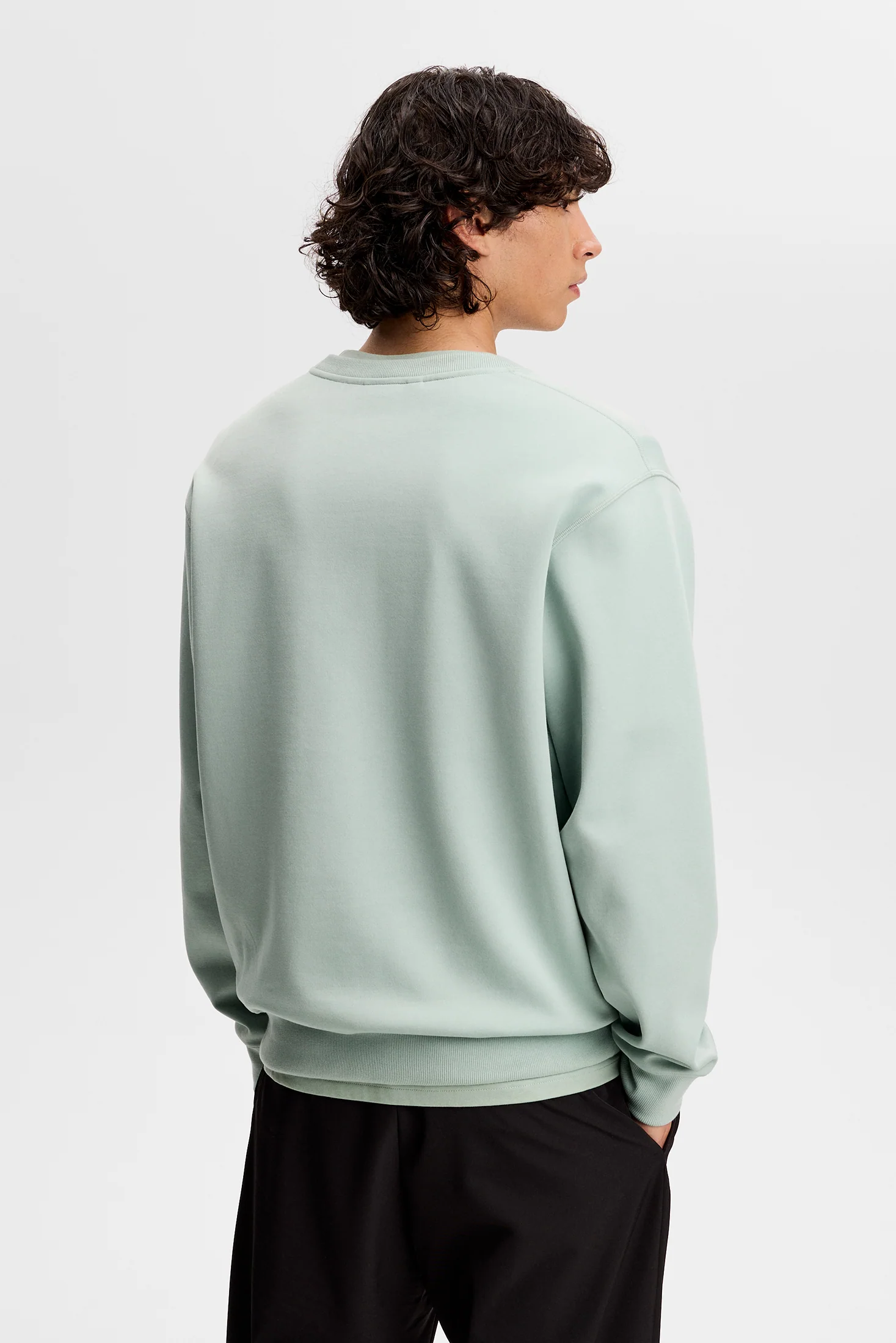 Club Printed  Crew Neck / Jadeite - Image 3