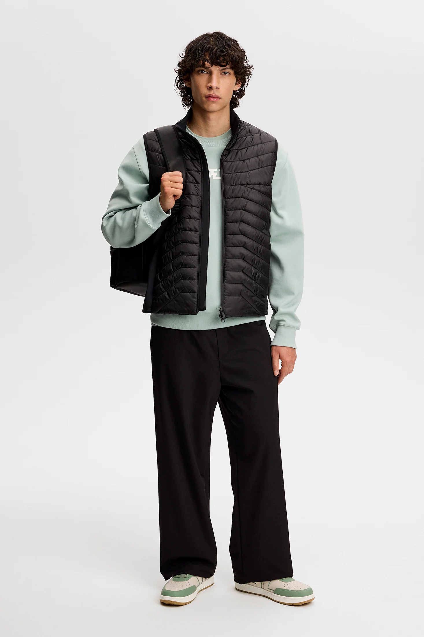 Club Printed  Crew Neck / Jadeite - Image 4