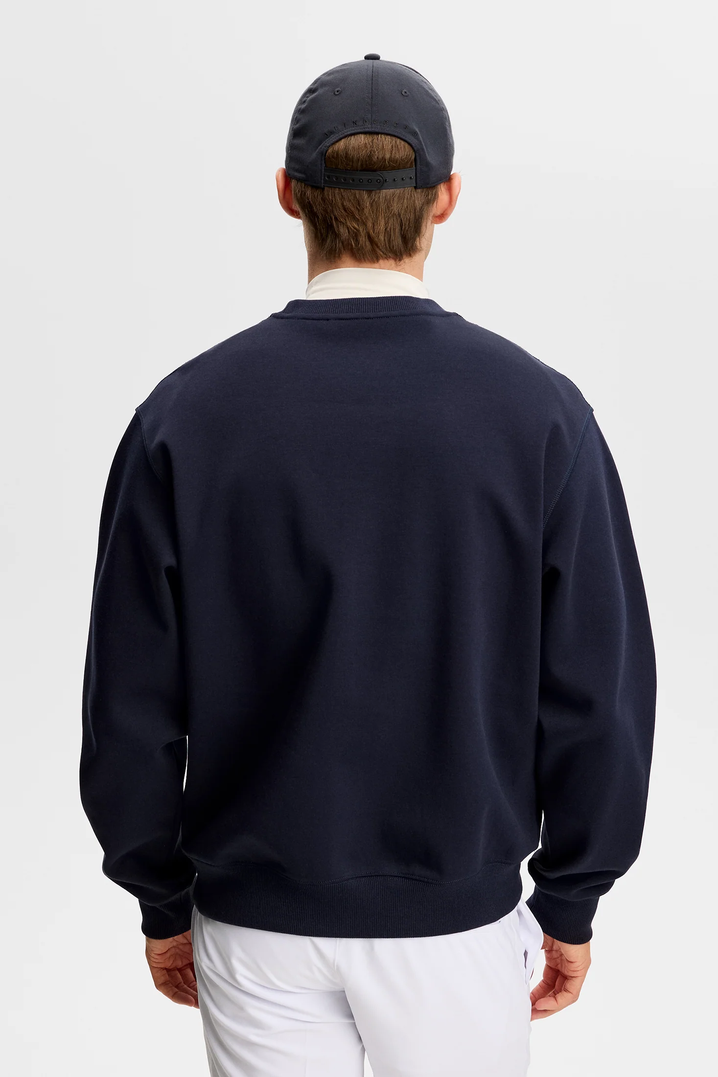 Club Printed  Crew Neck / JL Navy - Image 3