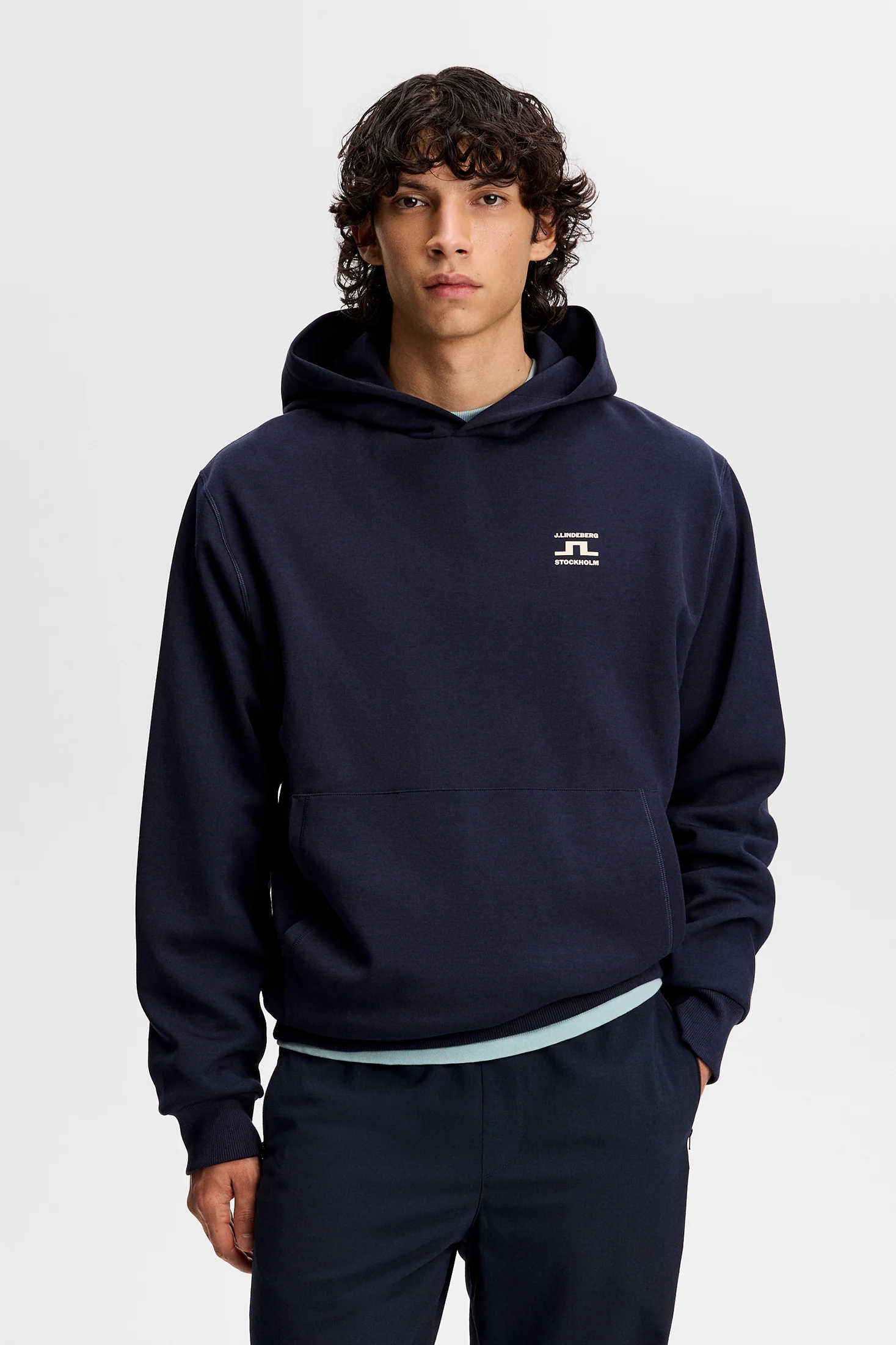 Club Printed Hood / JL Navy - Image 3