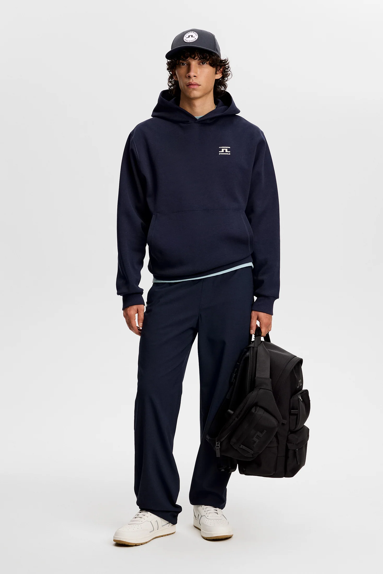 Club Printed Hood / JL Navy - Image 5
