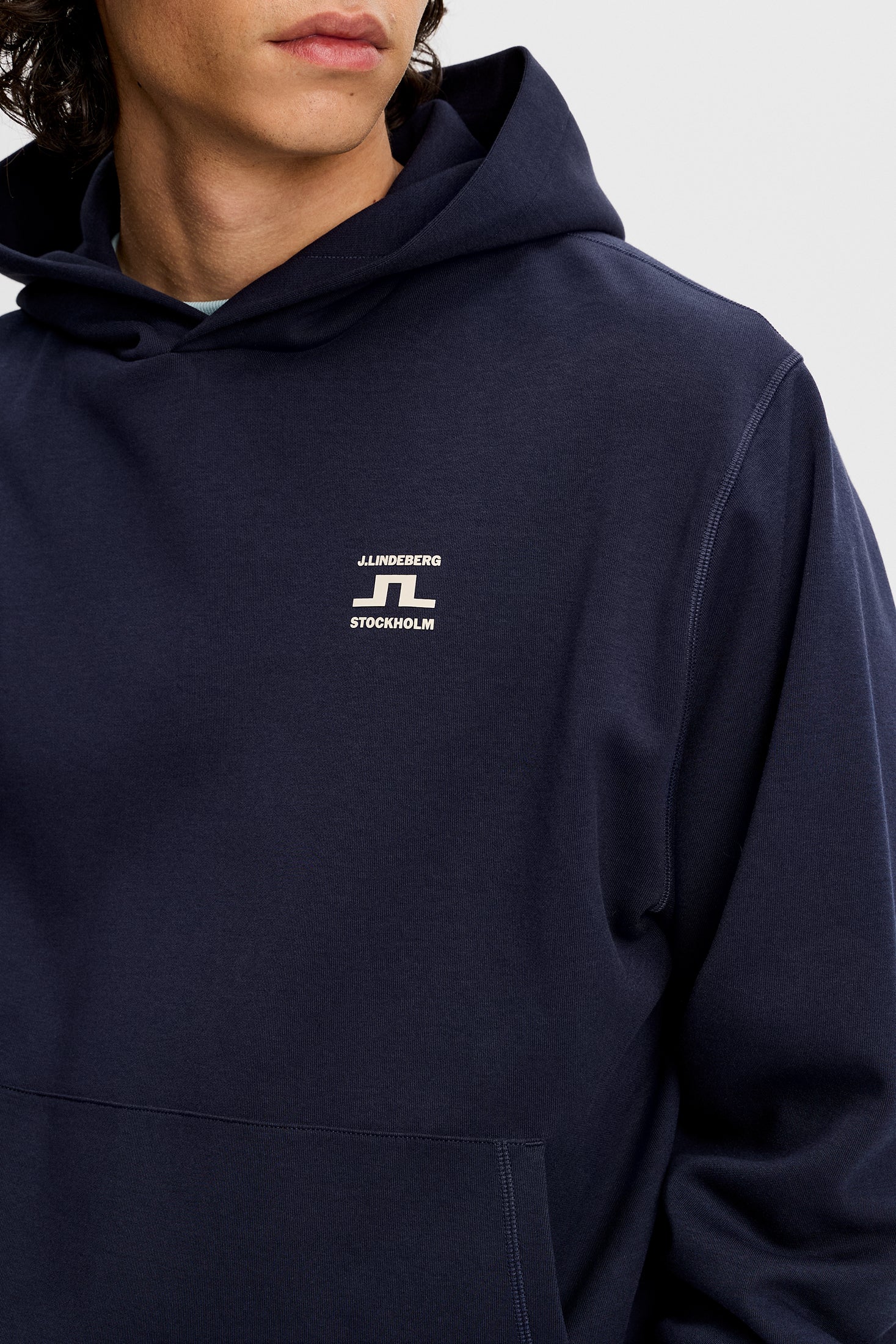 Club Printed Hood / JL Navy - Image 6