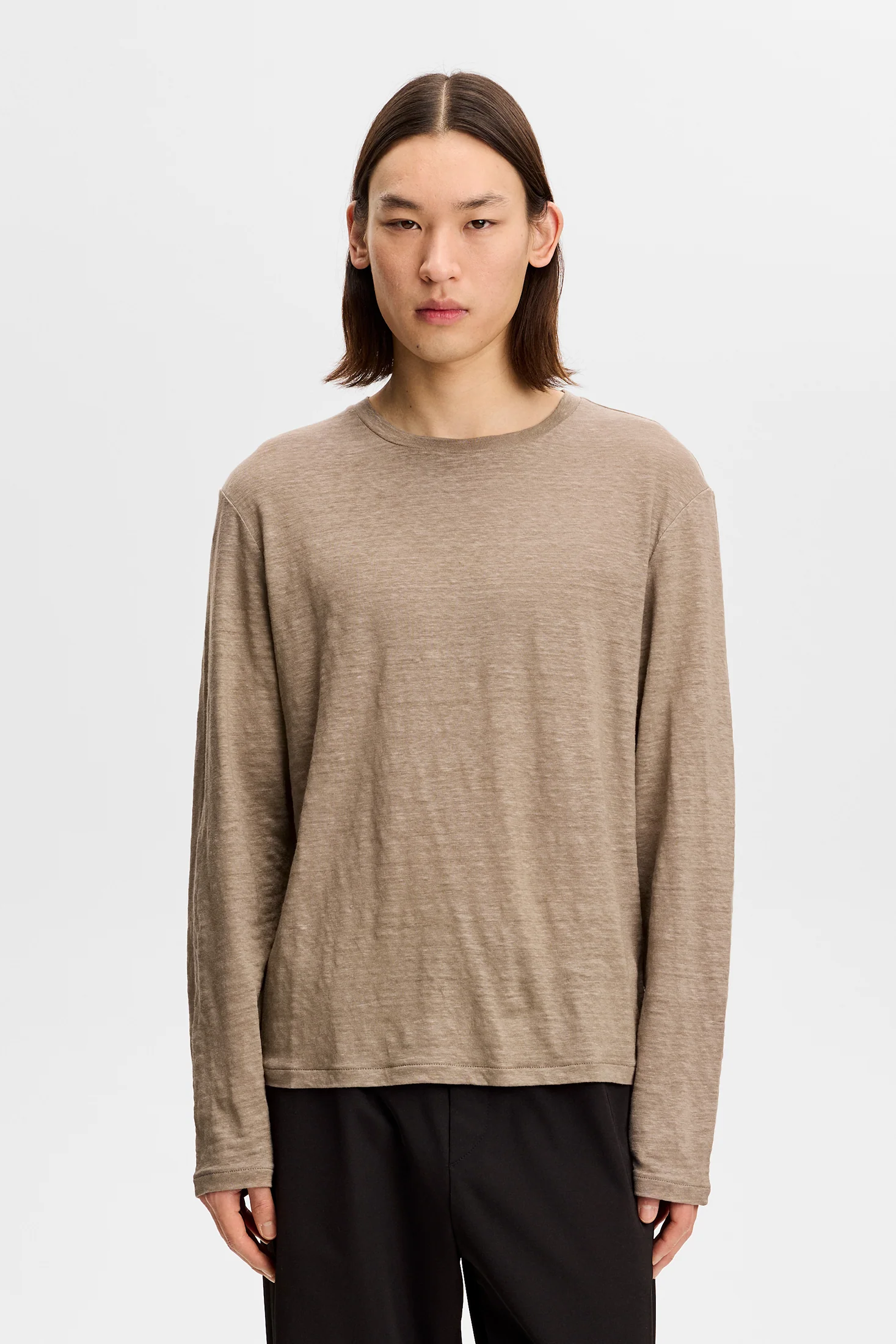 Coma Linen LS / Brindle - Image 2