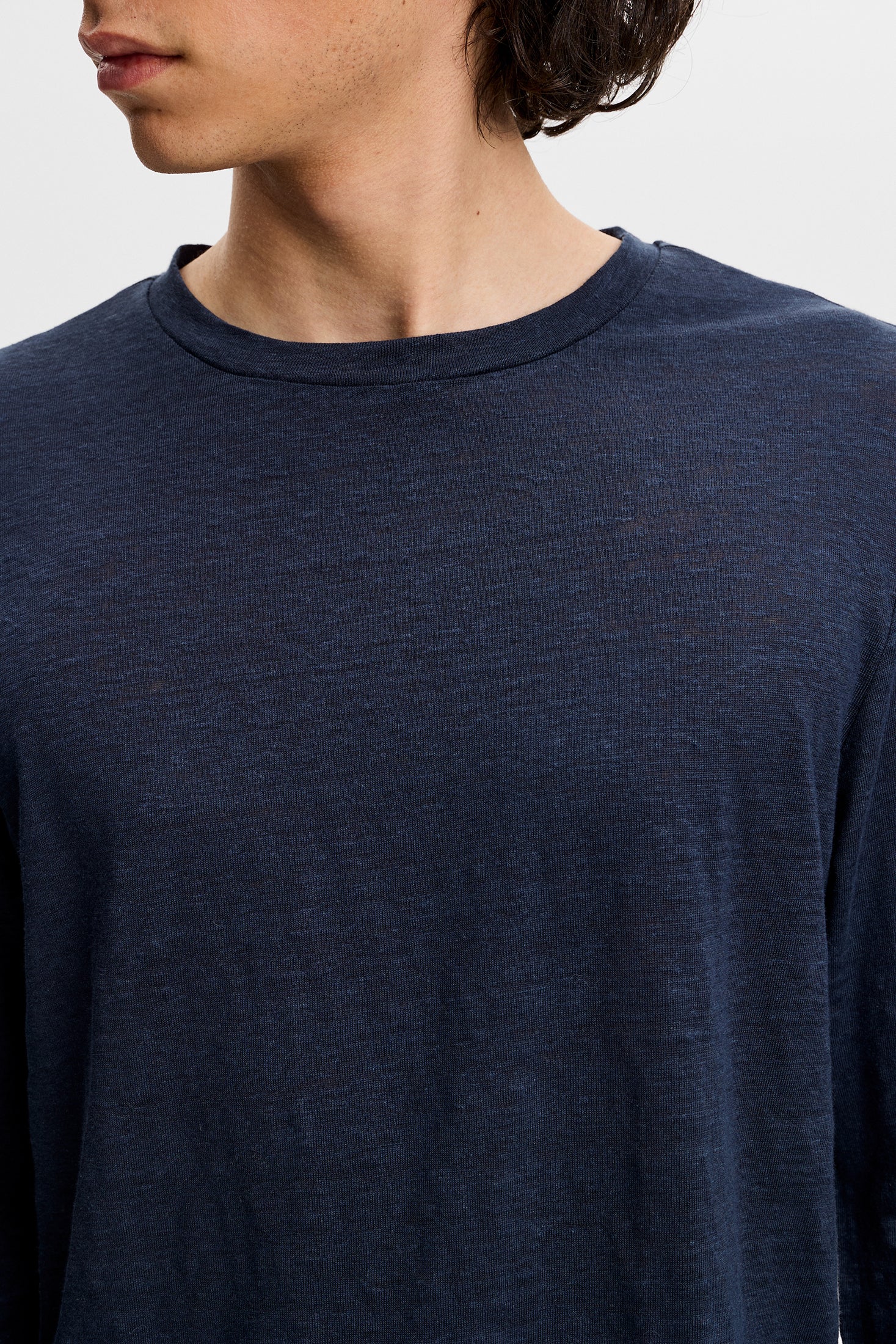 Coma Linen LS / JL Navy - Image 5