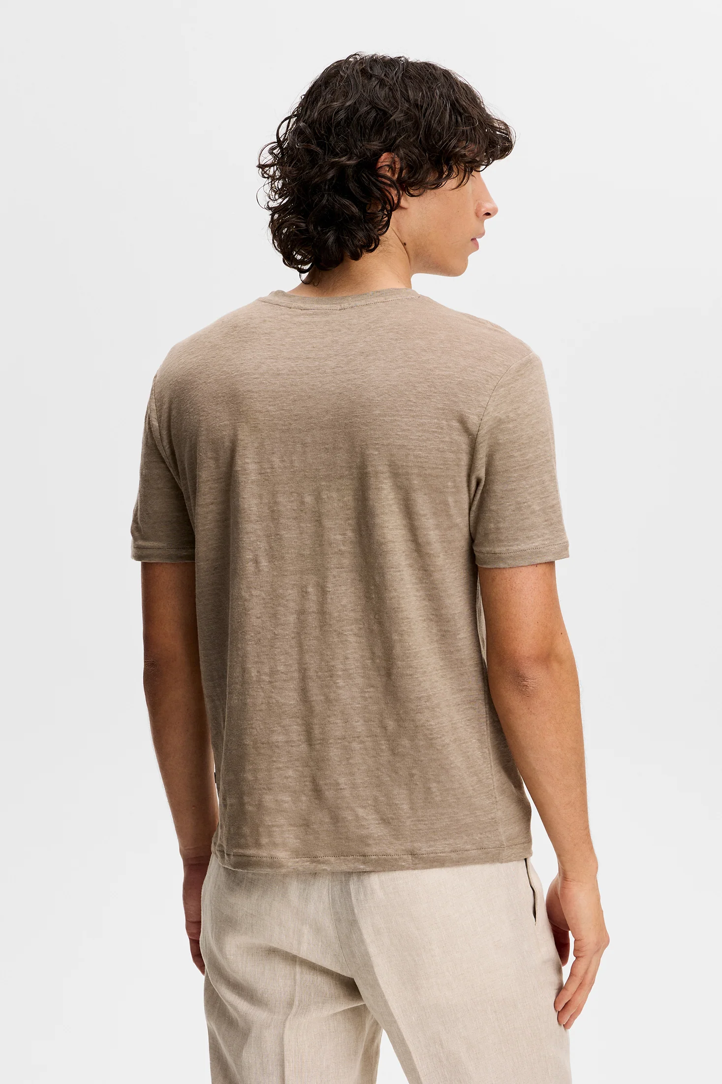 Coma Linen Tee / Brindle - Image 3