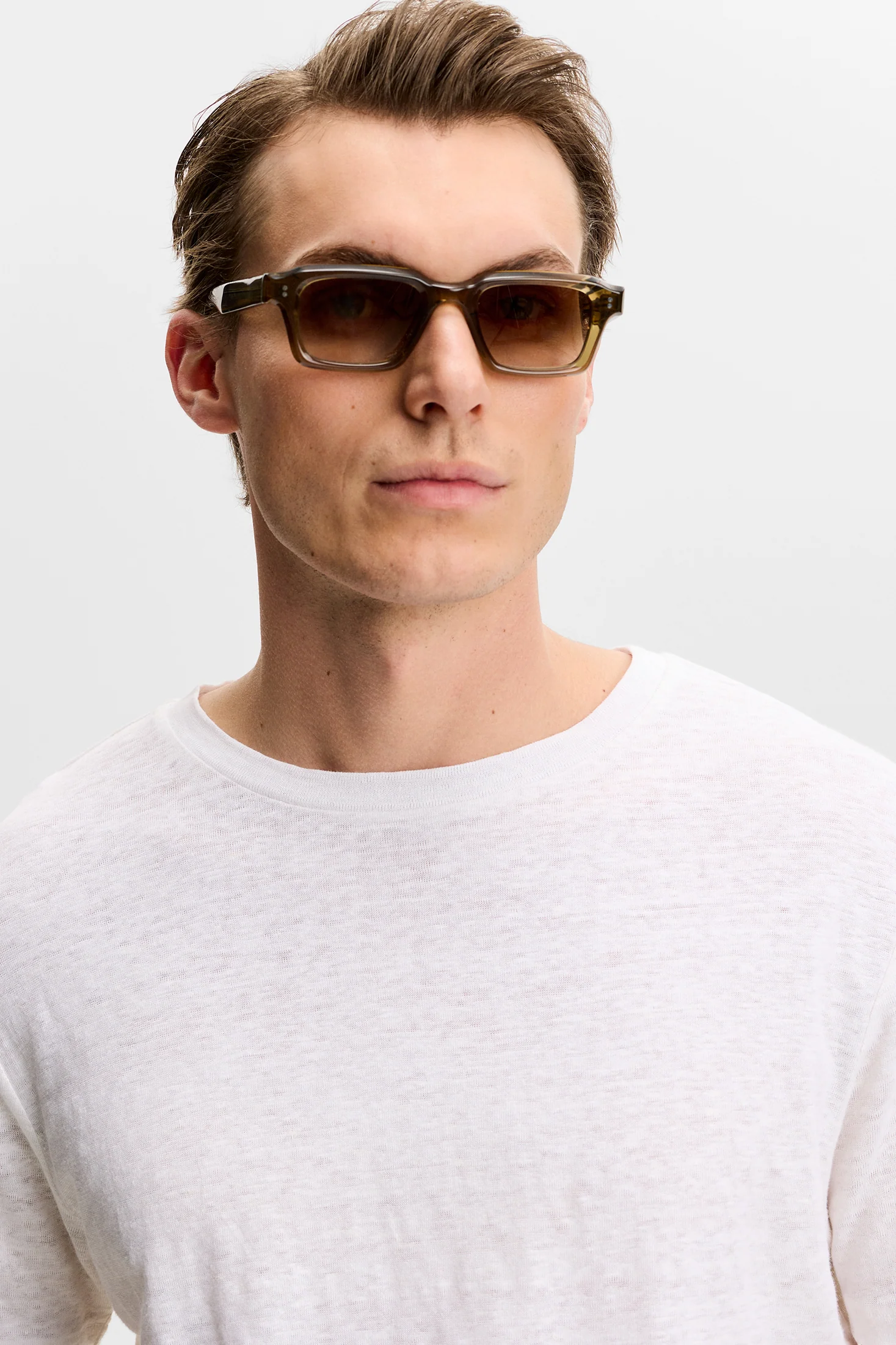 Coma Linen Tee / White - Image 5