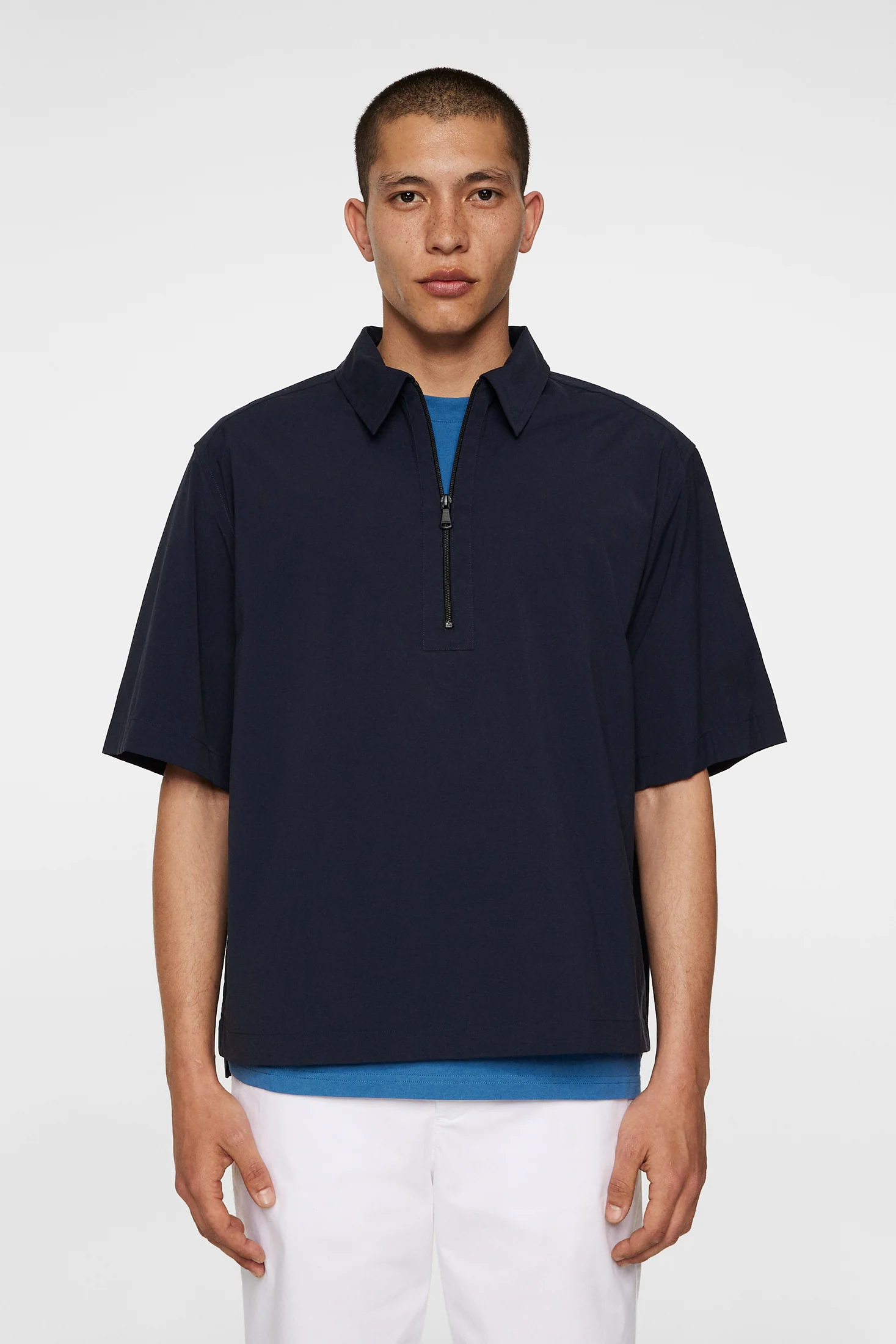 Corey Summer Stretch Overshirt / JL Navy - Image 2