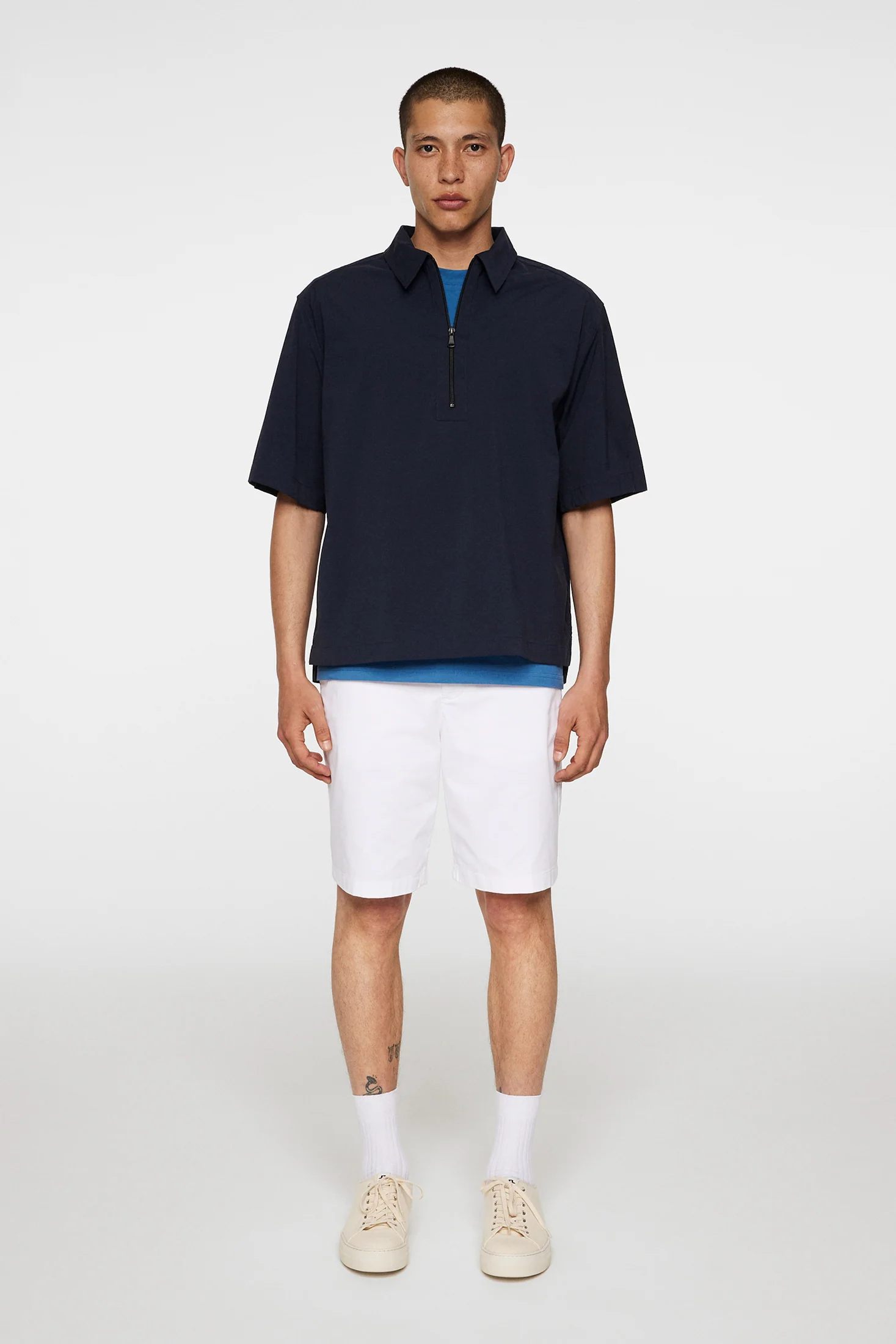 Corey Summer Stretch Overshirt / JL Navy - Image 4