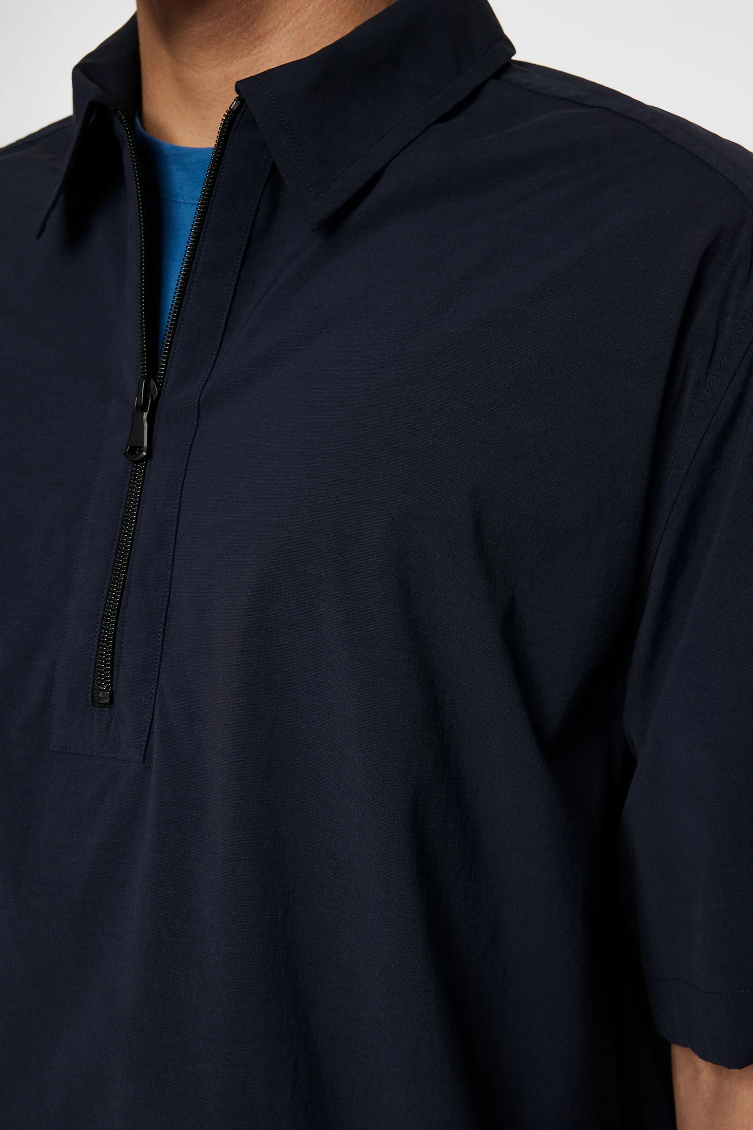 Corey Summer Stretch Overshirt / JL Navy - Image 6