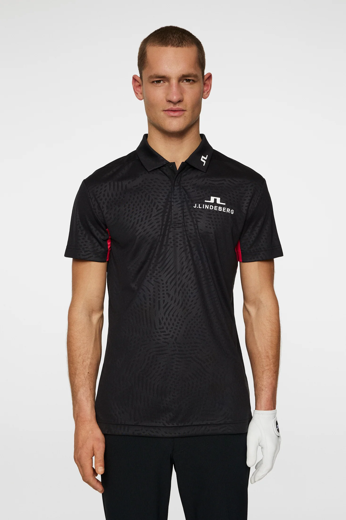 Dario Tour Golf Polo / Azalea Wave Black - Image 2