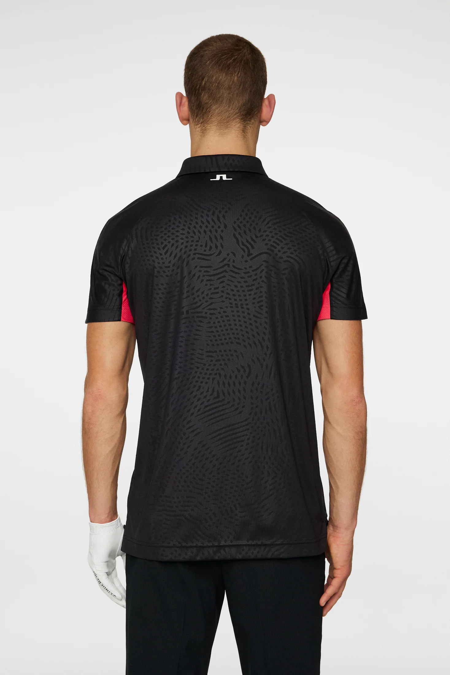 Dario Tour Golf Polo / Azalea Wave Black - Image 3