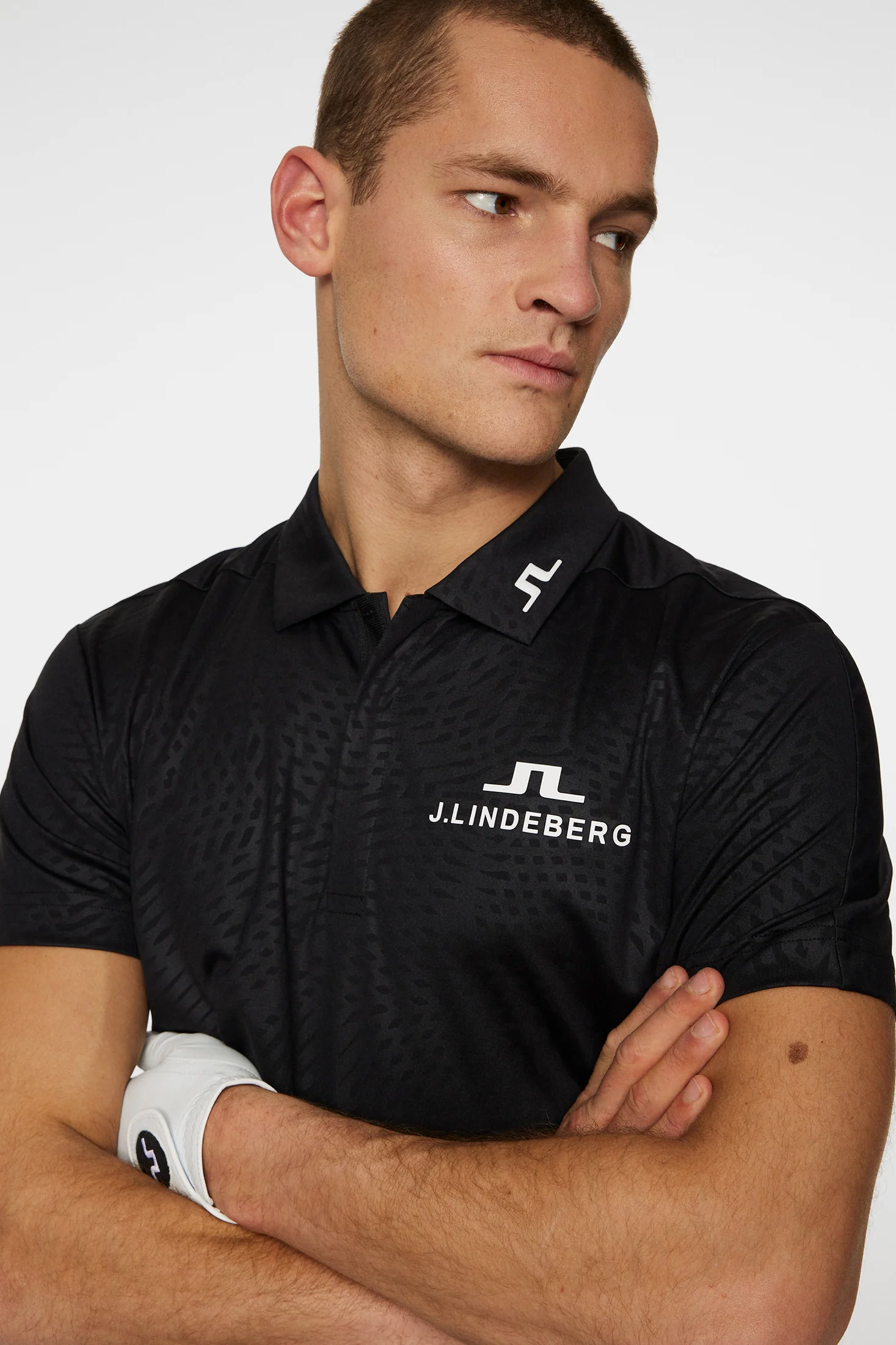 Dario Tour Golf Polo / Azalea Wave Black - Image 5
