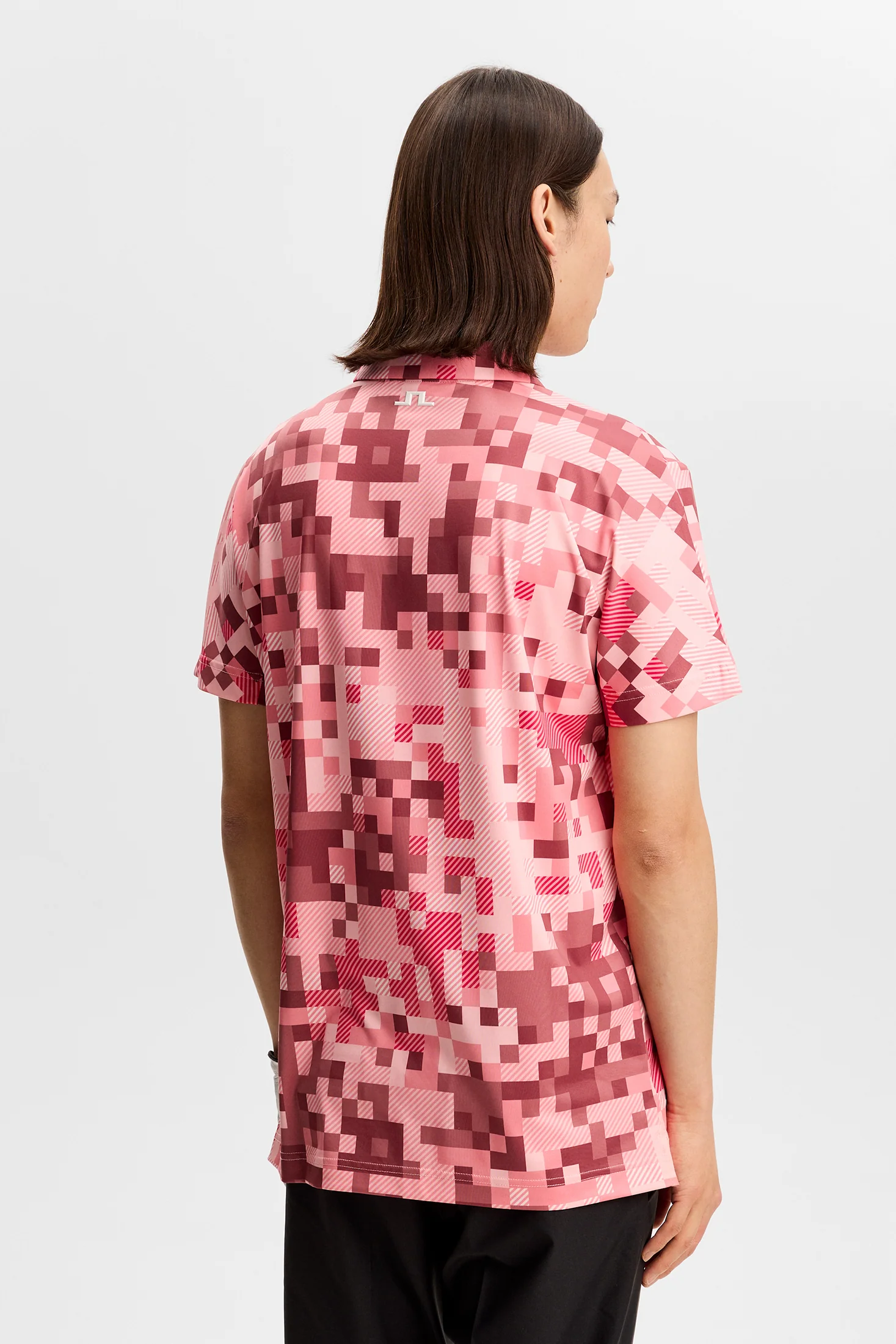 Dario Tour Print Polo / Tour 26 Pink L - Image 3