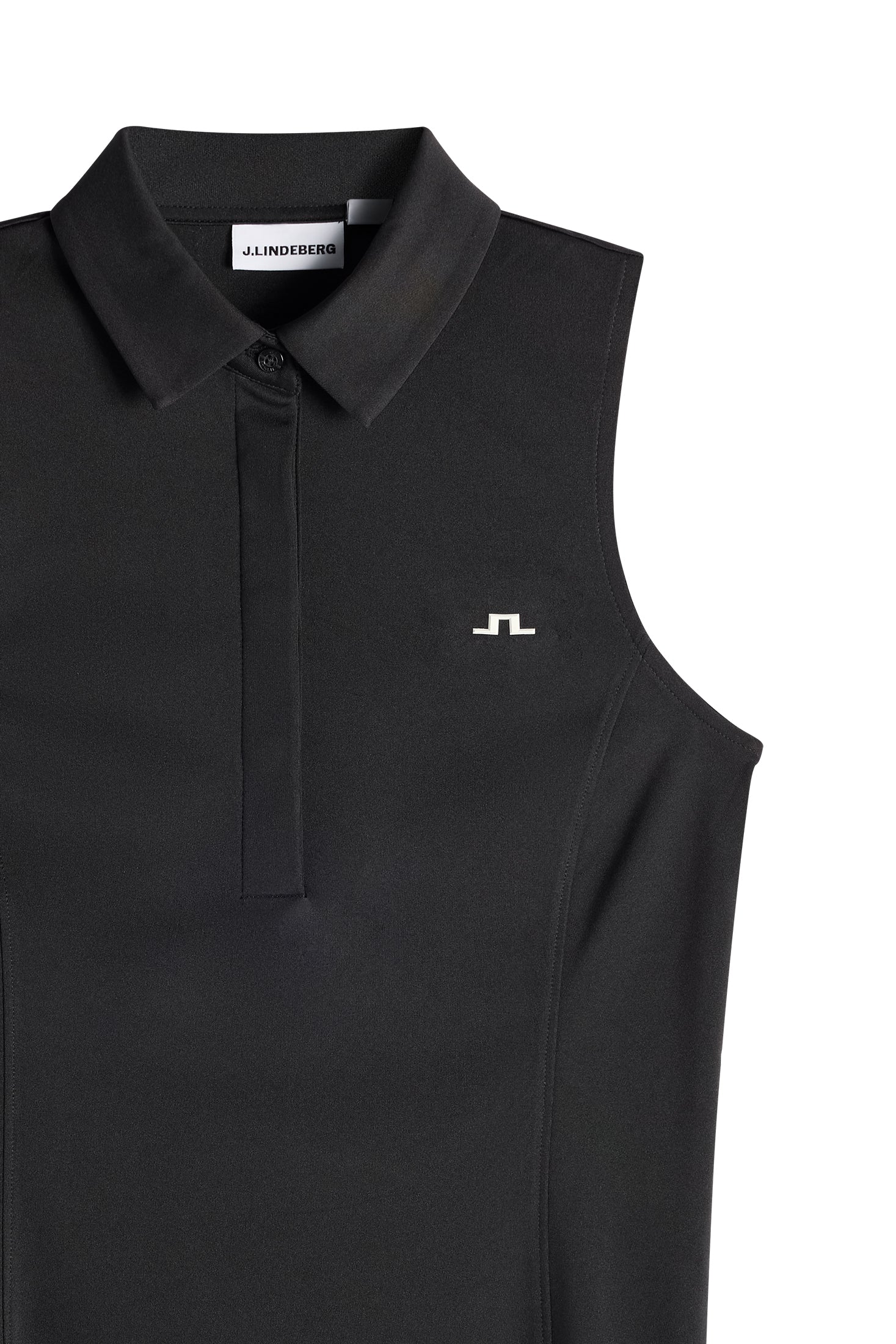 Dena Sleeveless Polo / Black - Image 6