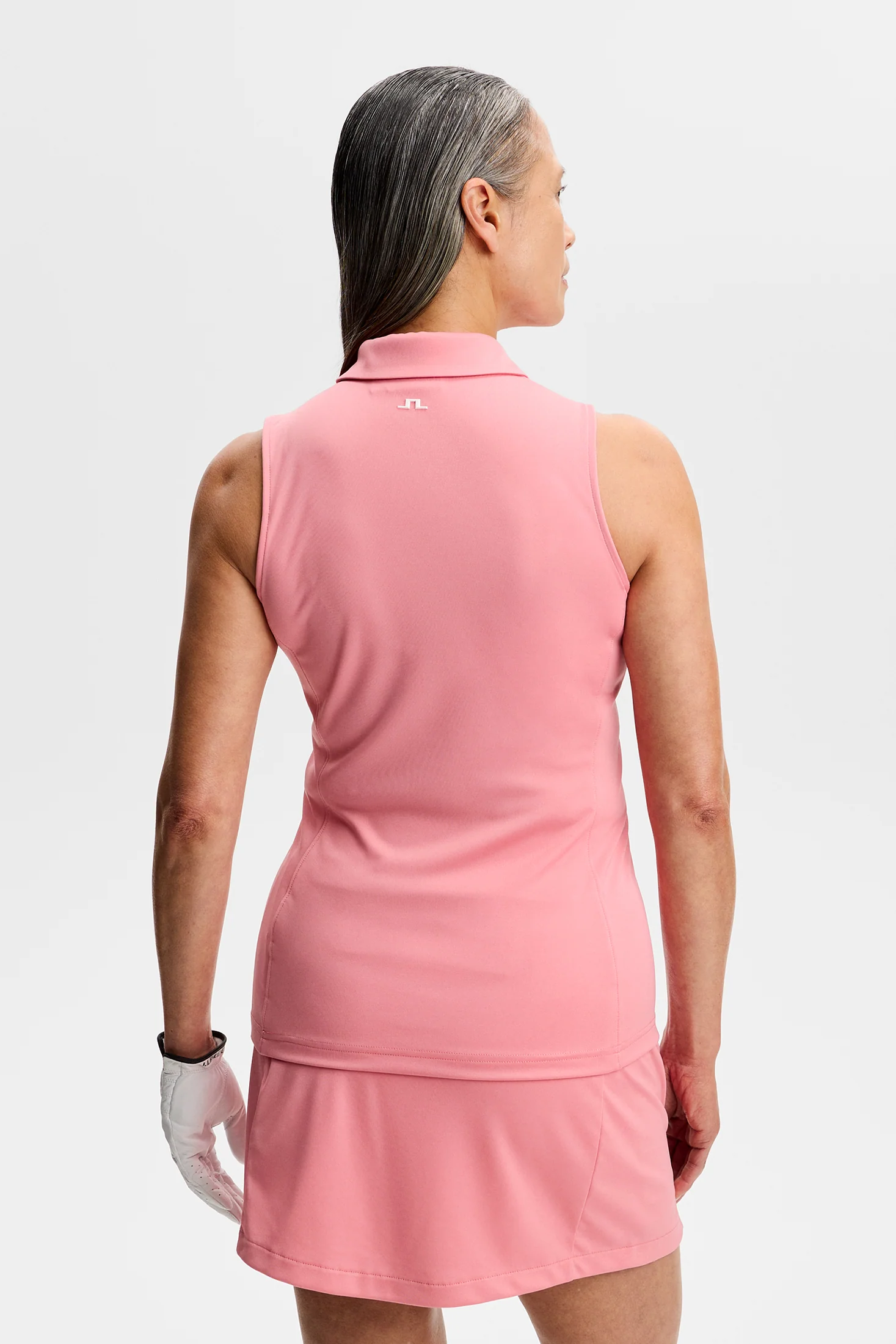 Dena Sleeveless Polo / Flamingo Plume - Image 3