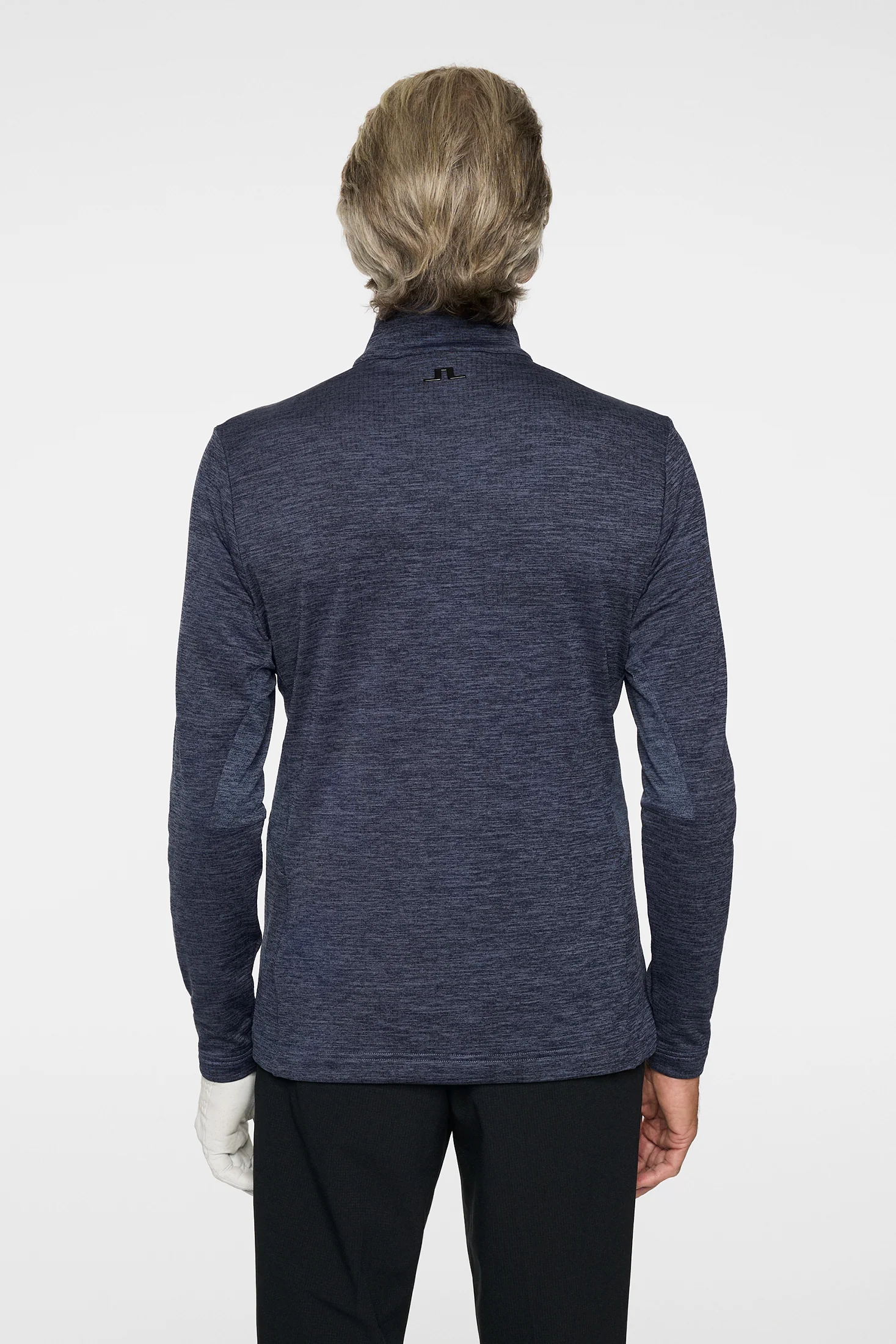Destry Quarter Zip Mid Layer / Vintage Indigo Melange - Image 3