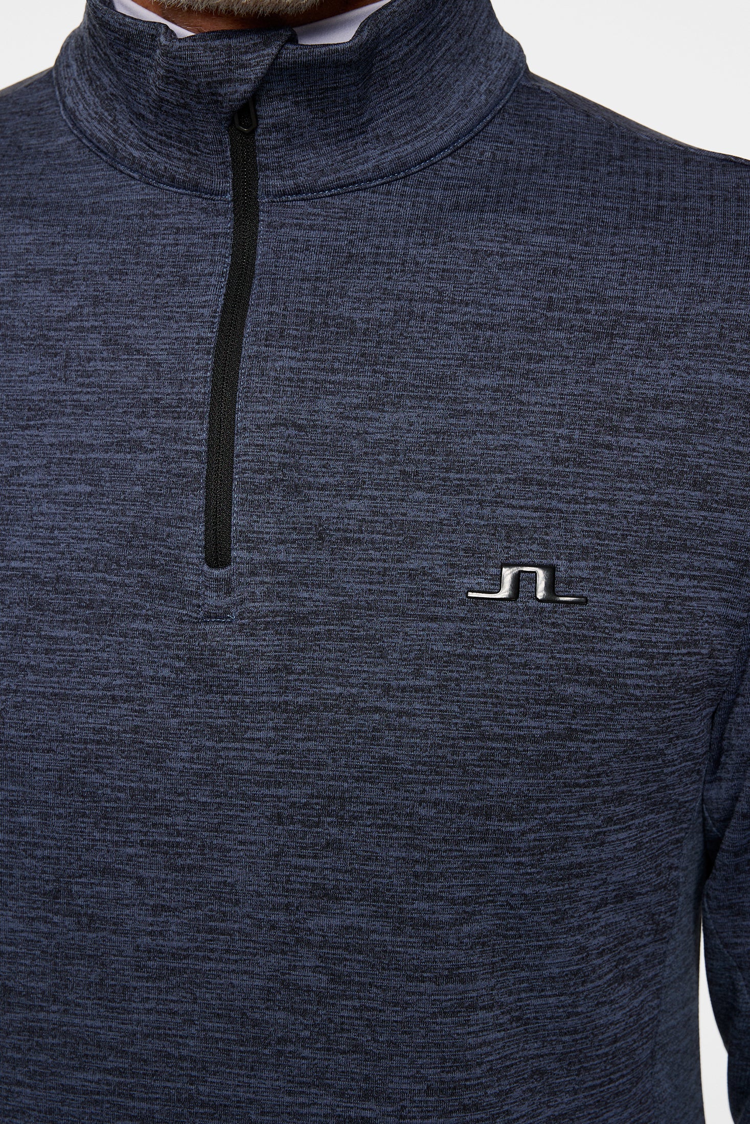 Destry Quarter Zip Mid Layer / Vintage Indigo Melange - Image 6