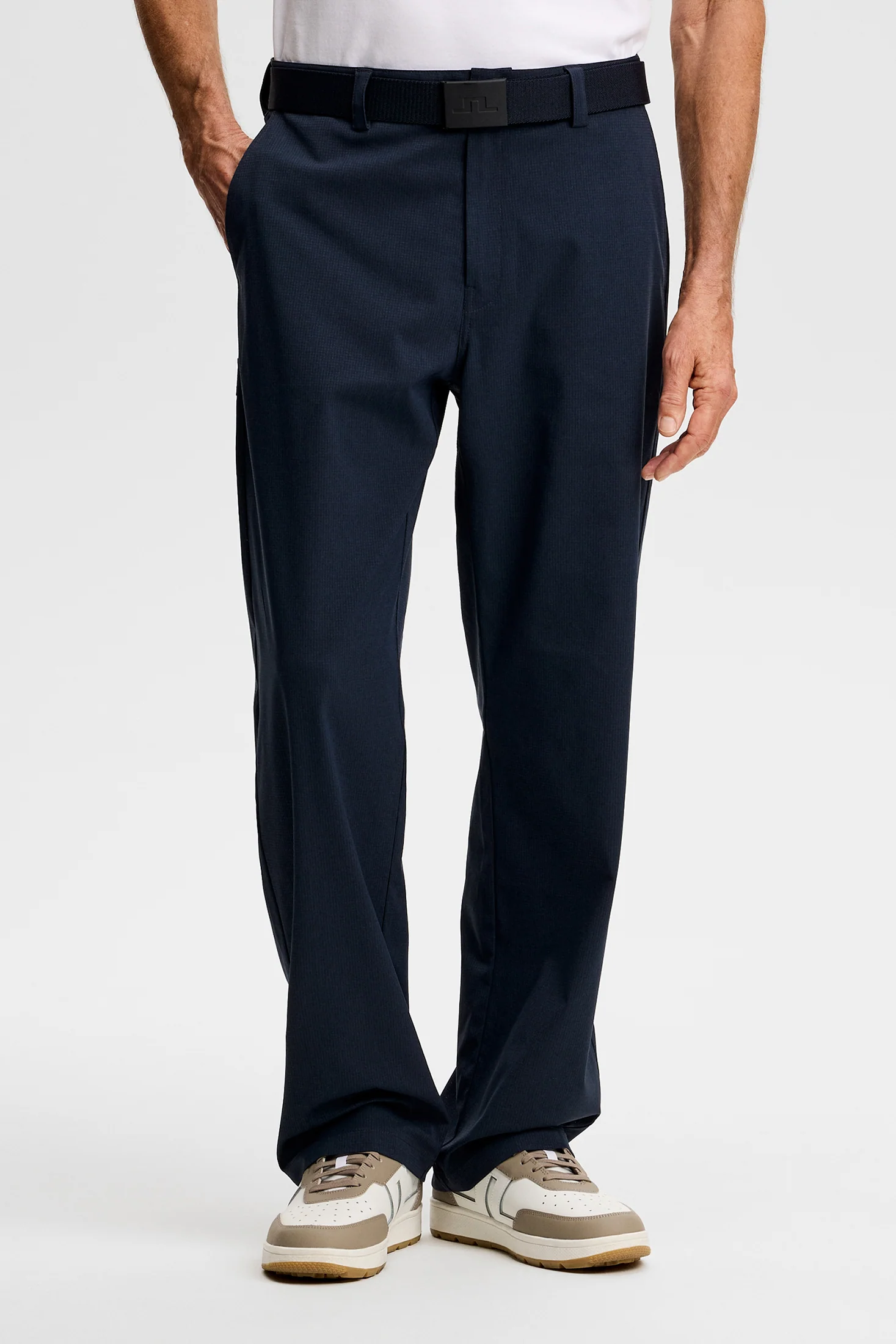 Devyn Straight Vent Pants / JL Navy - Image 3