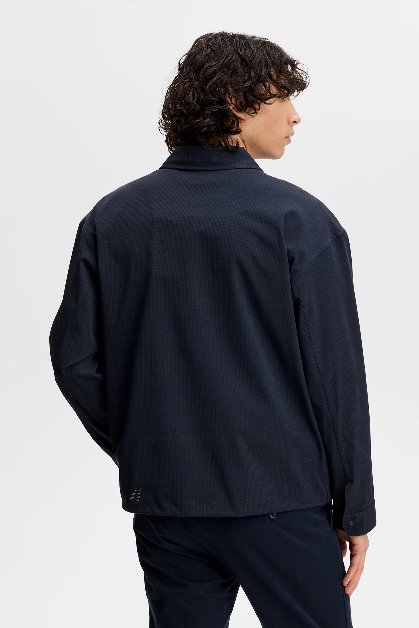 Dex Coach Overshirt / JL Navy - Image 3