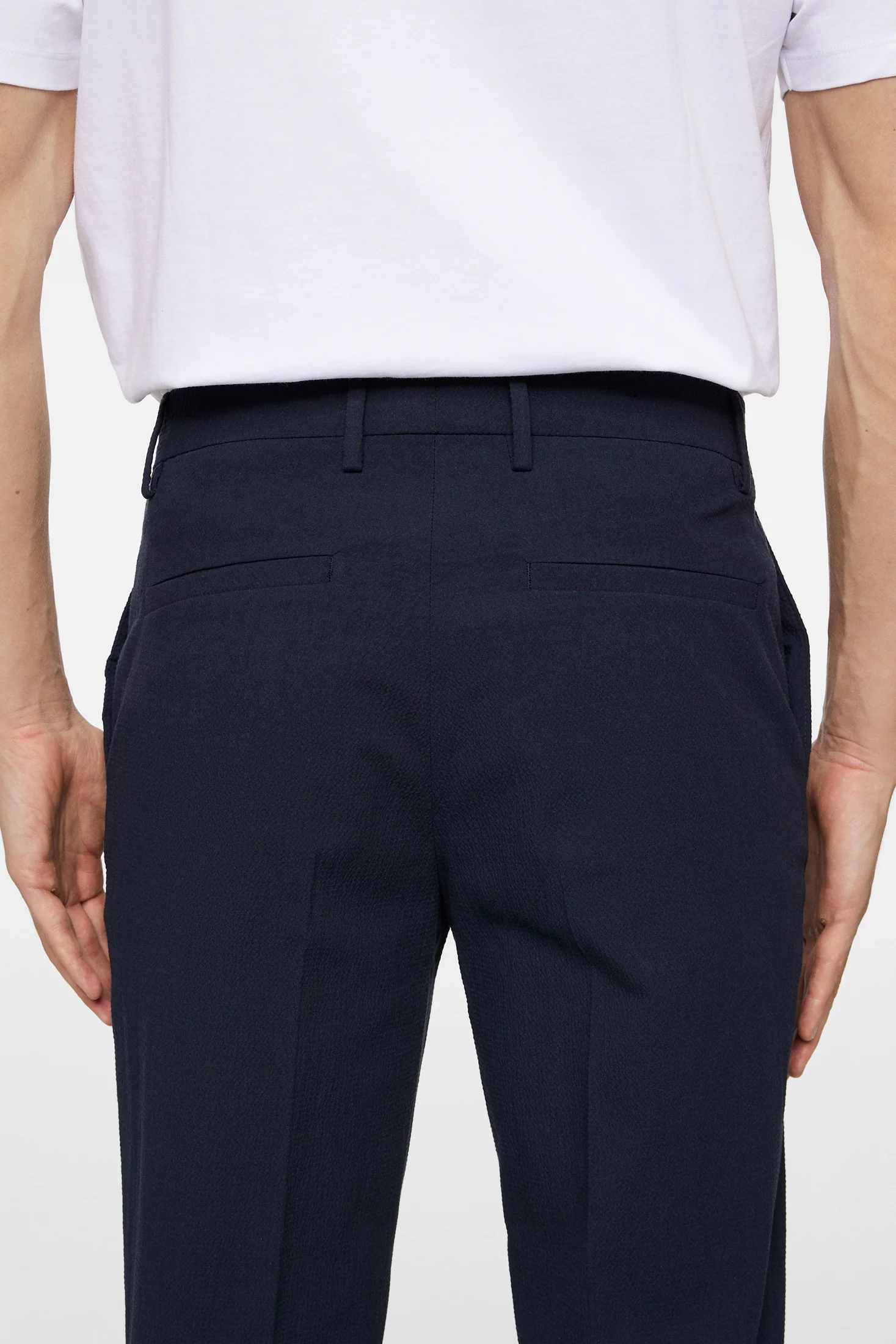 Dropper Seersucker Pants / JL Navy - Image 6